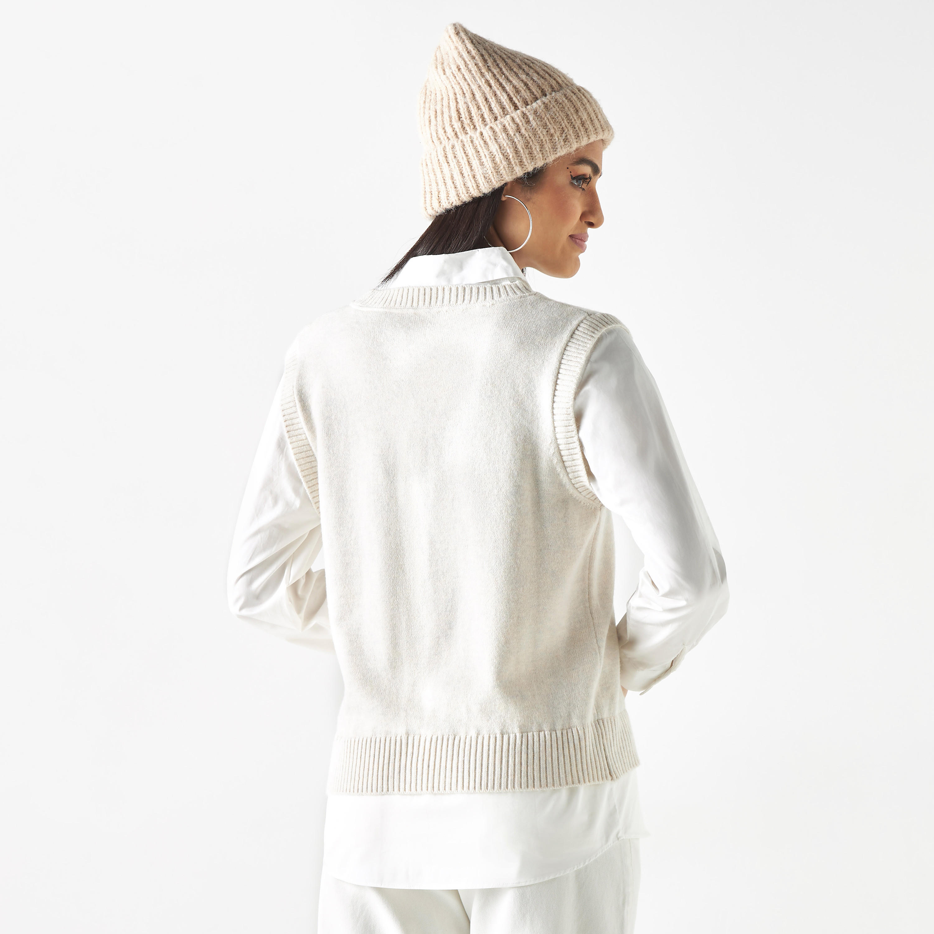 كنزة قميص 2 في 1 بتطريز بيناتس-women-clothing-cardigansandjumpers-jumpers-image-2