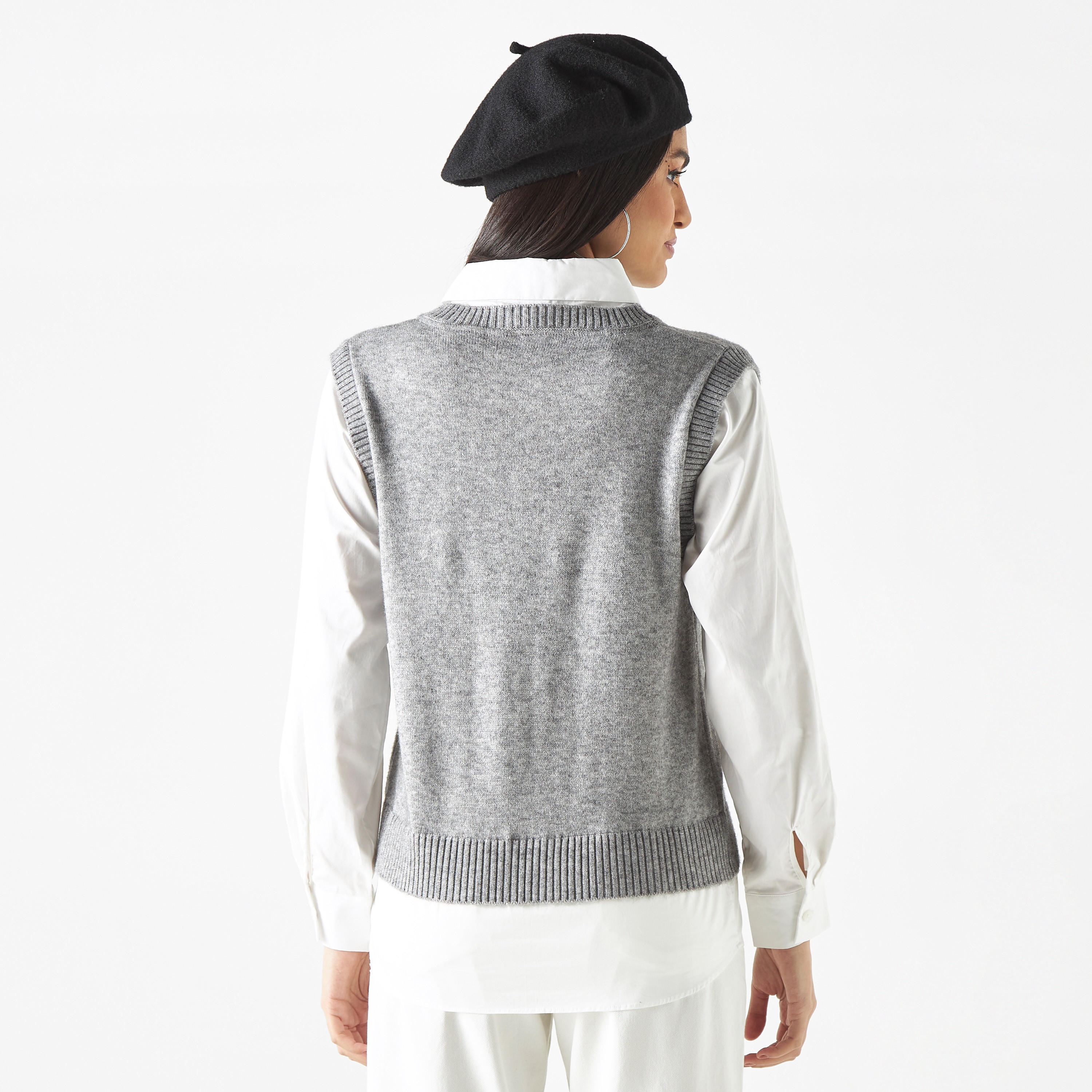 كنزة قميص 2 في 1 بتطريز ميكي ماوس-women-clothing-cardigansandjumpers-jumpers-image-2