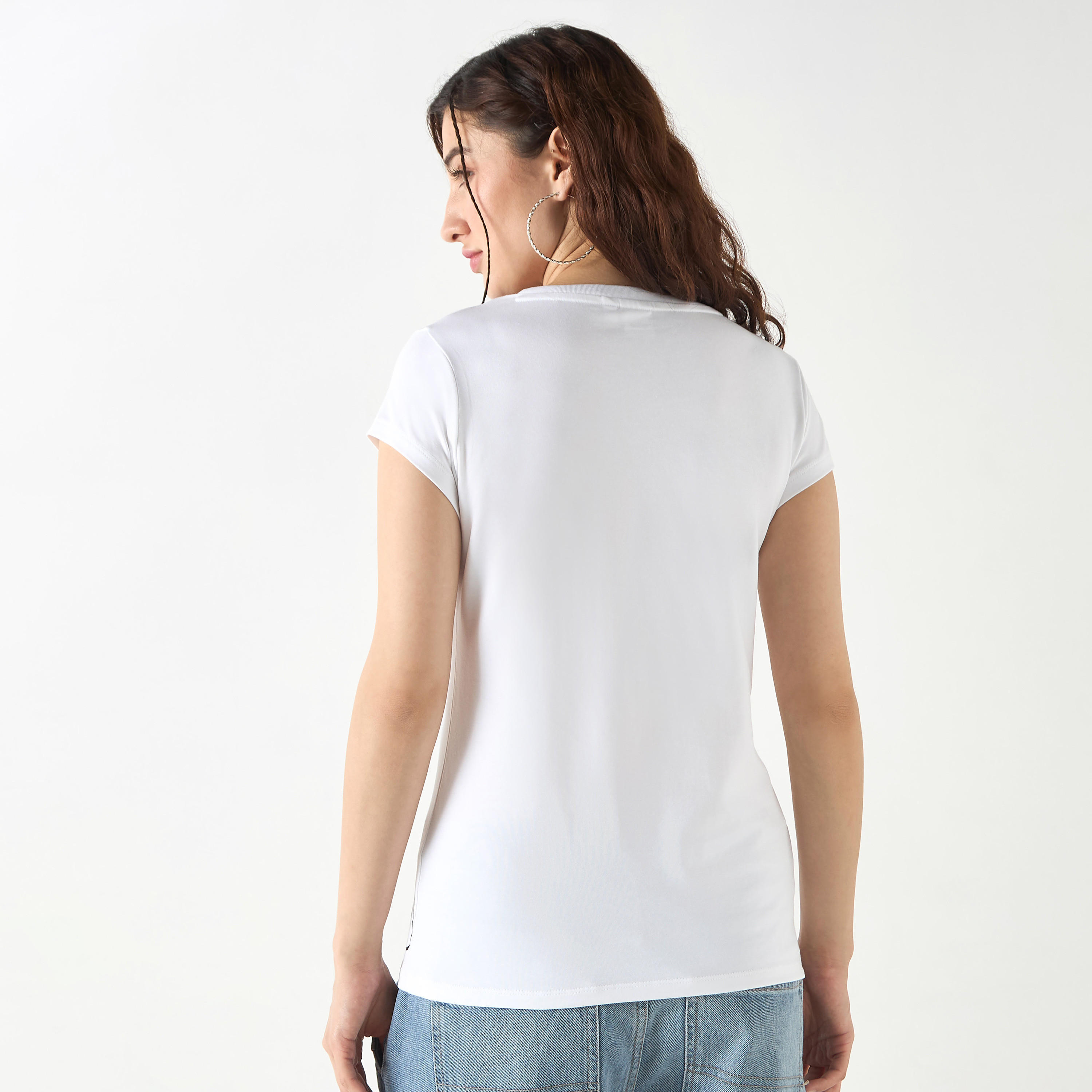 Disney Princess Print T-shirt-women-clothing-tshirts-image-3