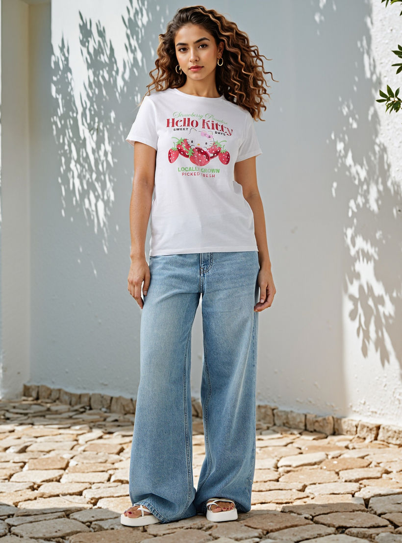 تيشيرت بياقة ضيقة وطبعات-women-clothing-tshirts-image-2