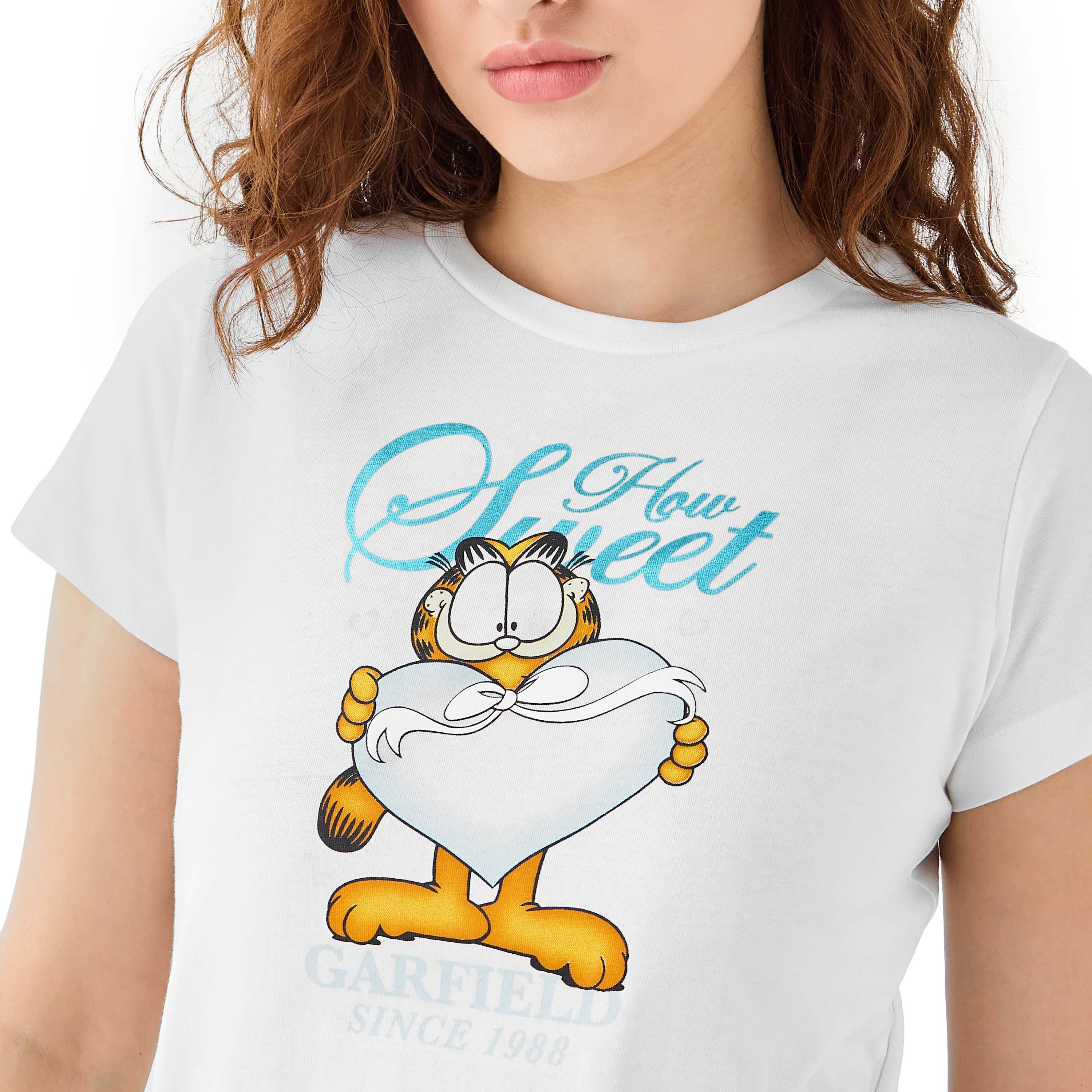 Garfield Print T-shirt-women-clothing-tshirts-image-4