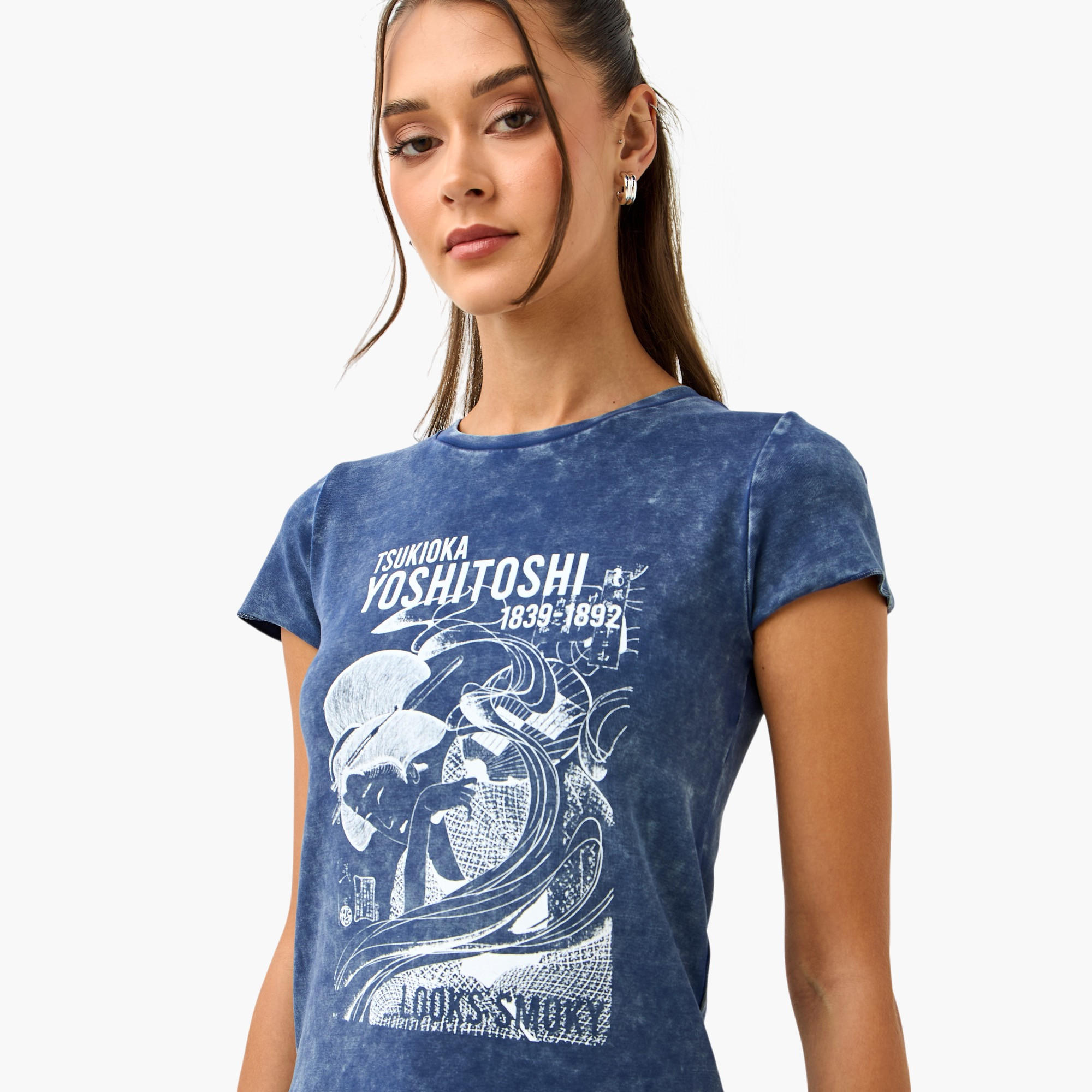 Tsukioka Yoshitoshi Print T-shirt-women-clothing-tshirts-image-4