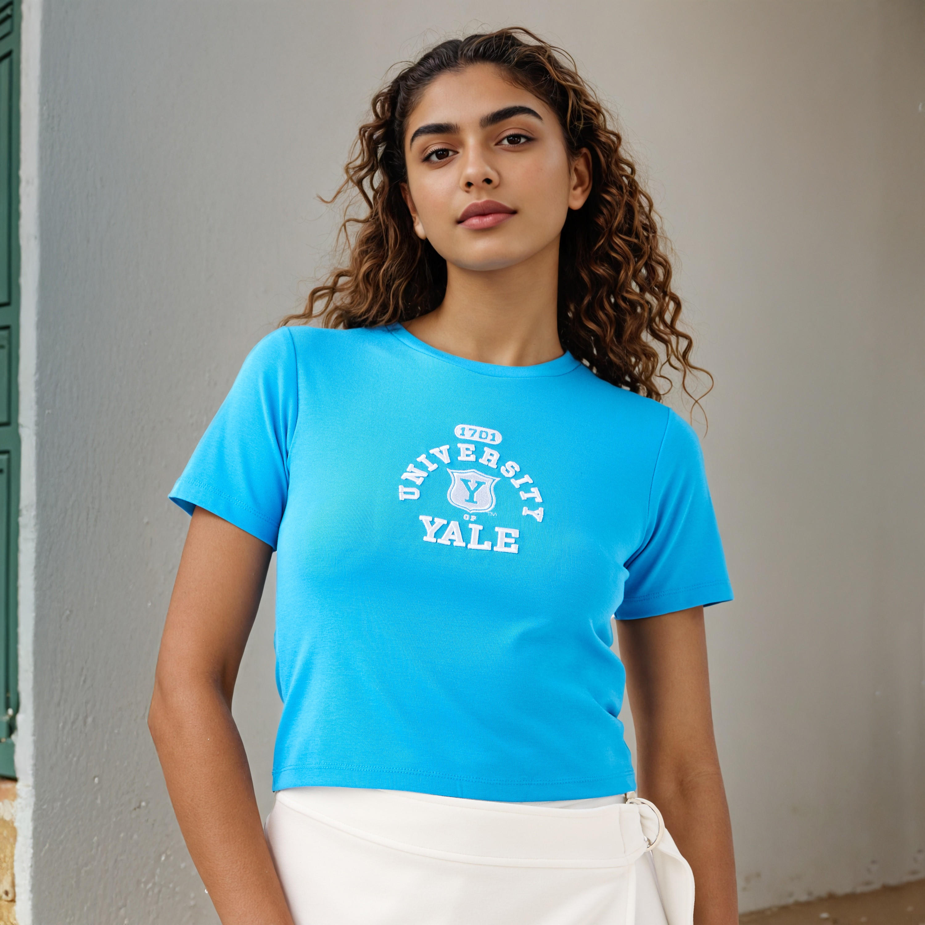 Yale University Cropped T-shirt-women-clothing-tshirts-image-1