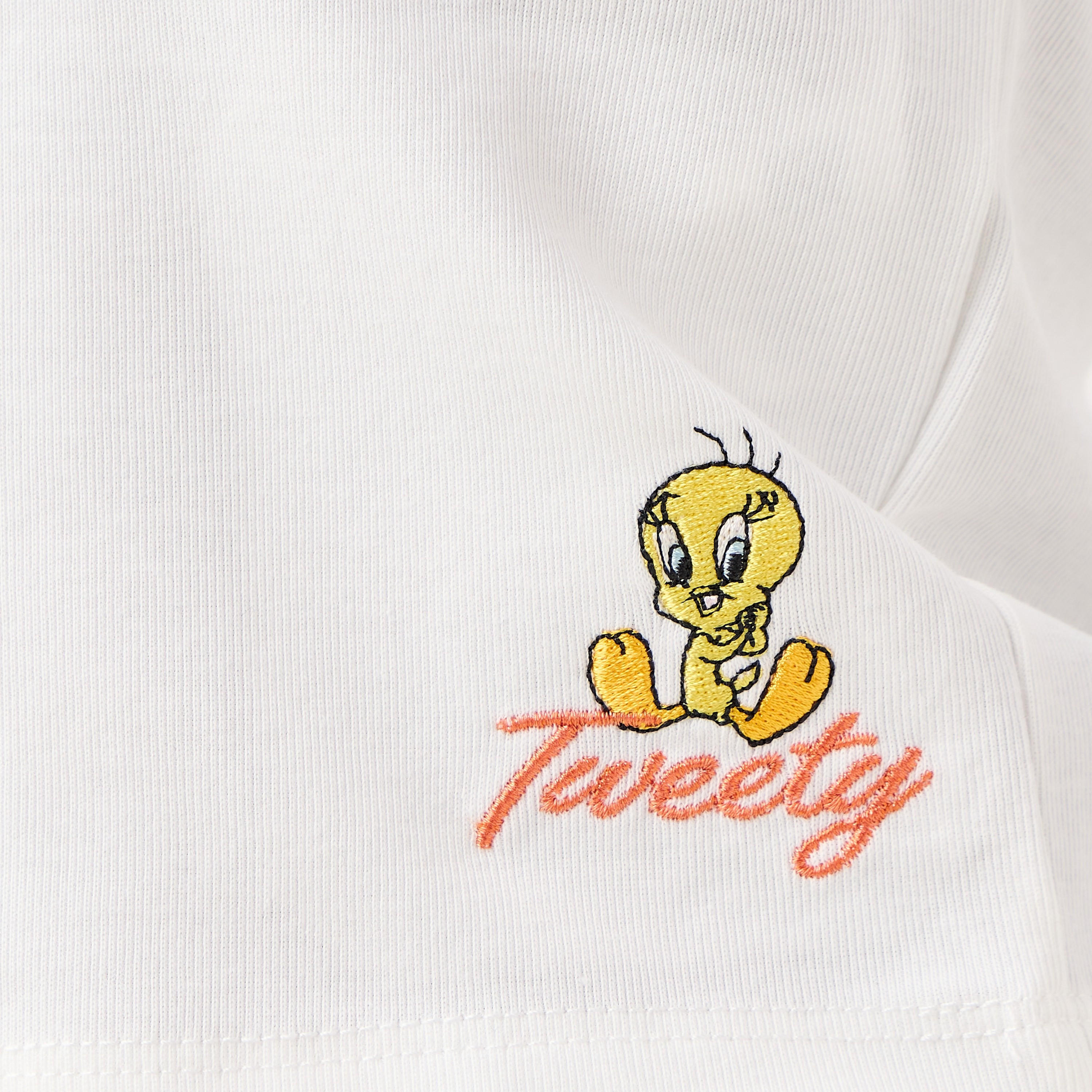 تيشيرت قصير بتطريزات تويتي-women-clothing-tshirts-image-5