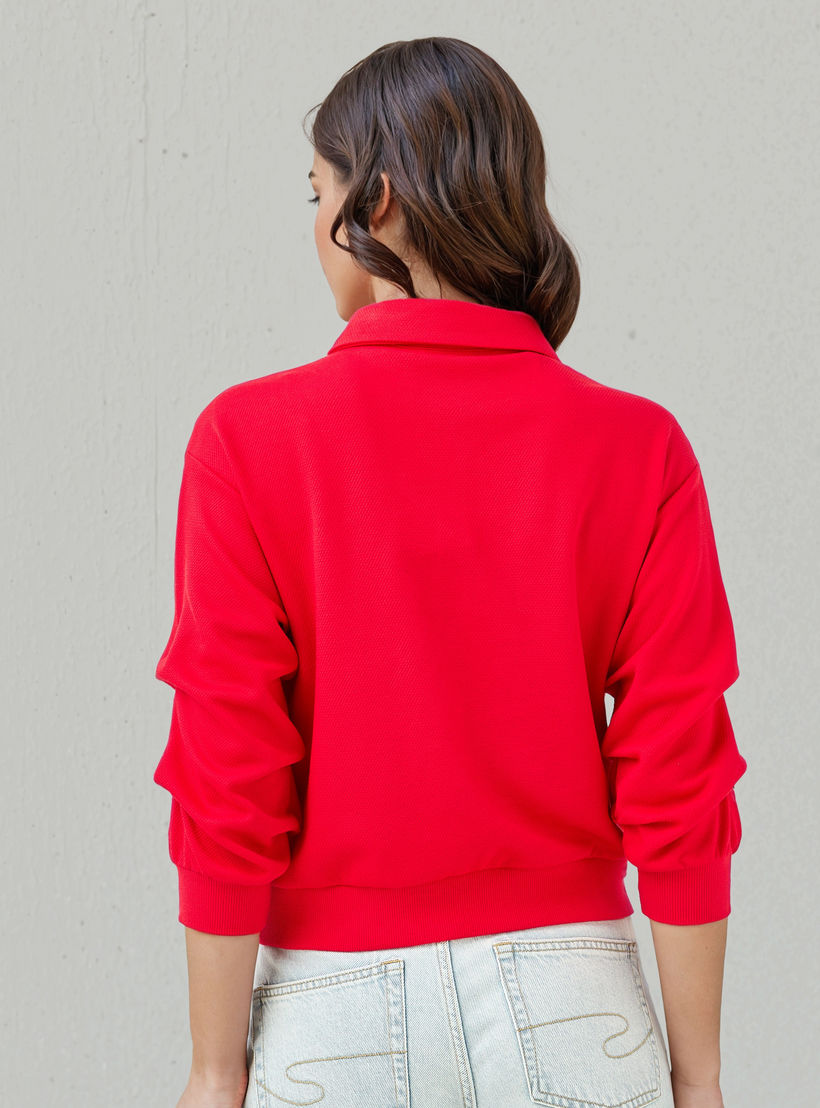 سويت شيرت مطرز بياقة عادية-women-winterwear-hoodiesandsweatshirts-sweatshirts-image-3