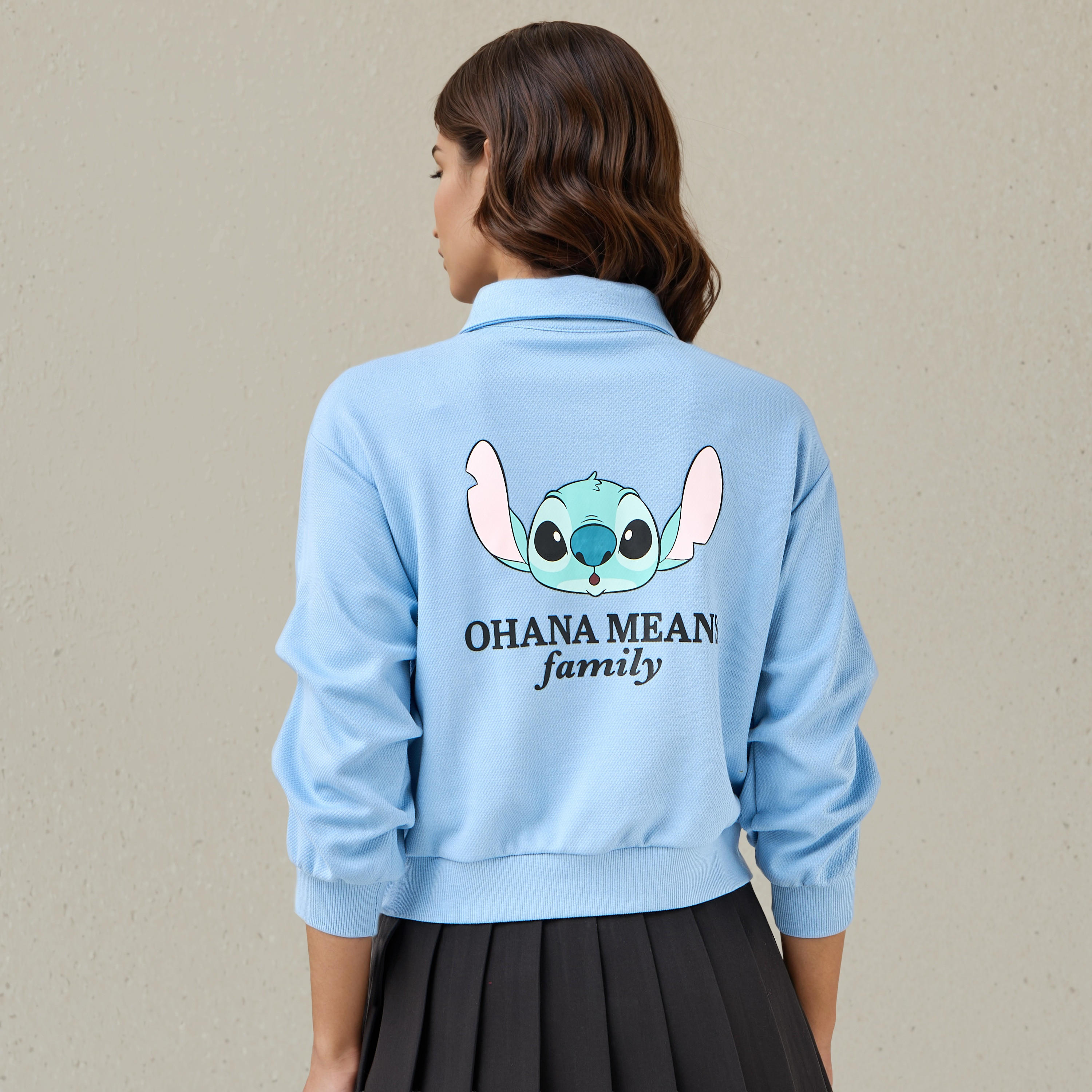 Stitch Print Sweatshirt with Collar-women-winterwear-hoodiesandsweatshirts-sweatshirts-image-3