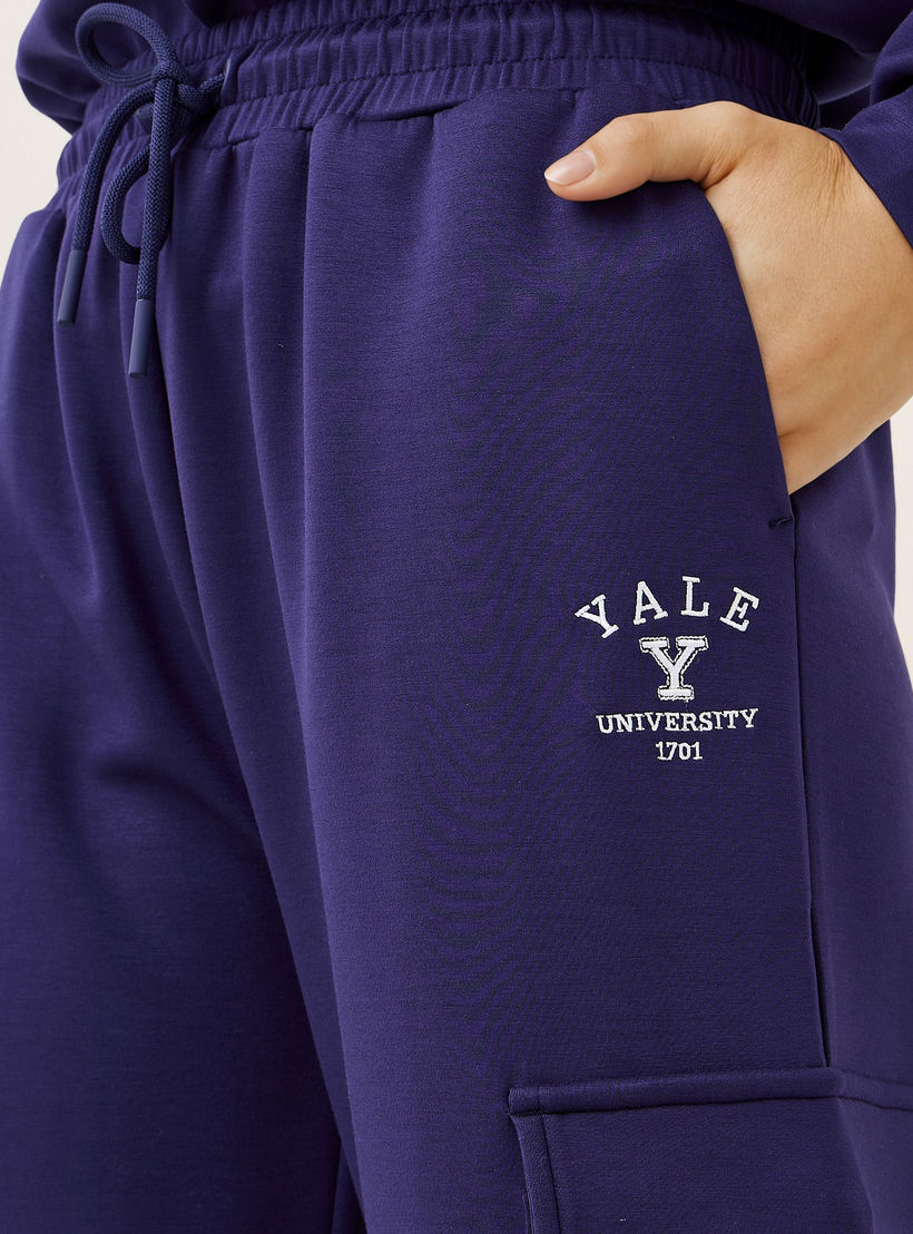 بنطلون كارجو رياضي بحزام خصر وطبعات-women-clothing-bottoms-joggers-image-2