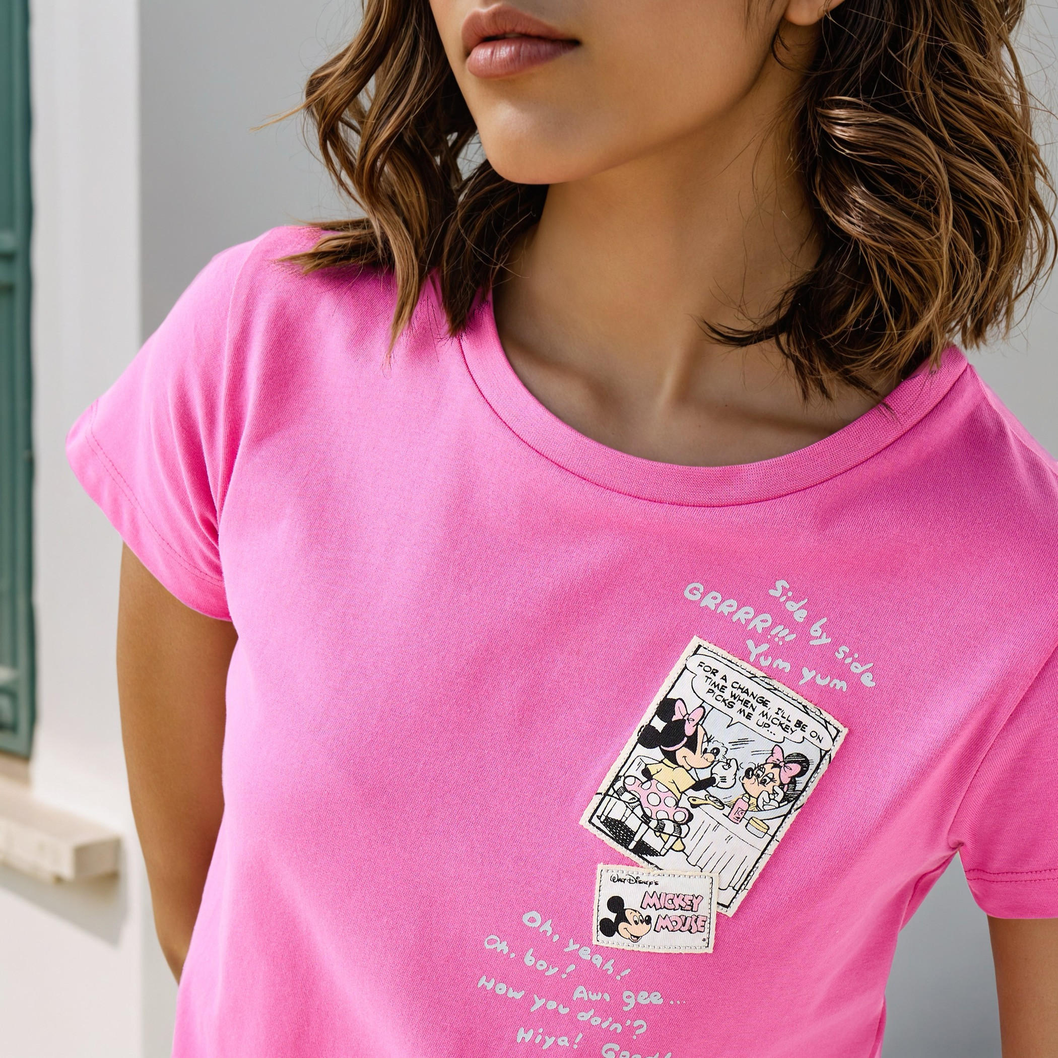 تيشيرت بطبعات ميني ماوس-women-clothing-tshirts-image-4