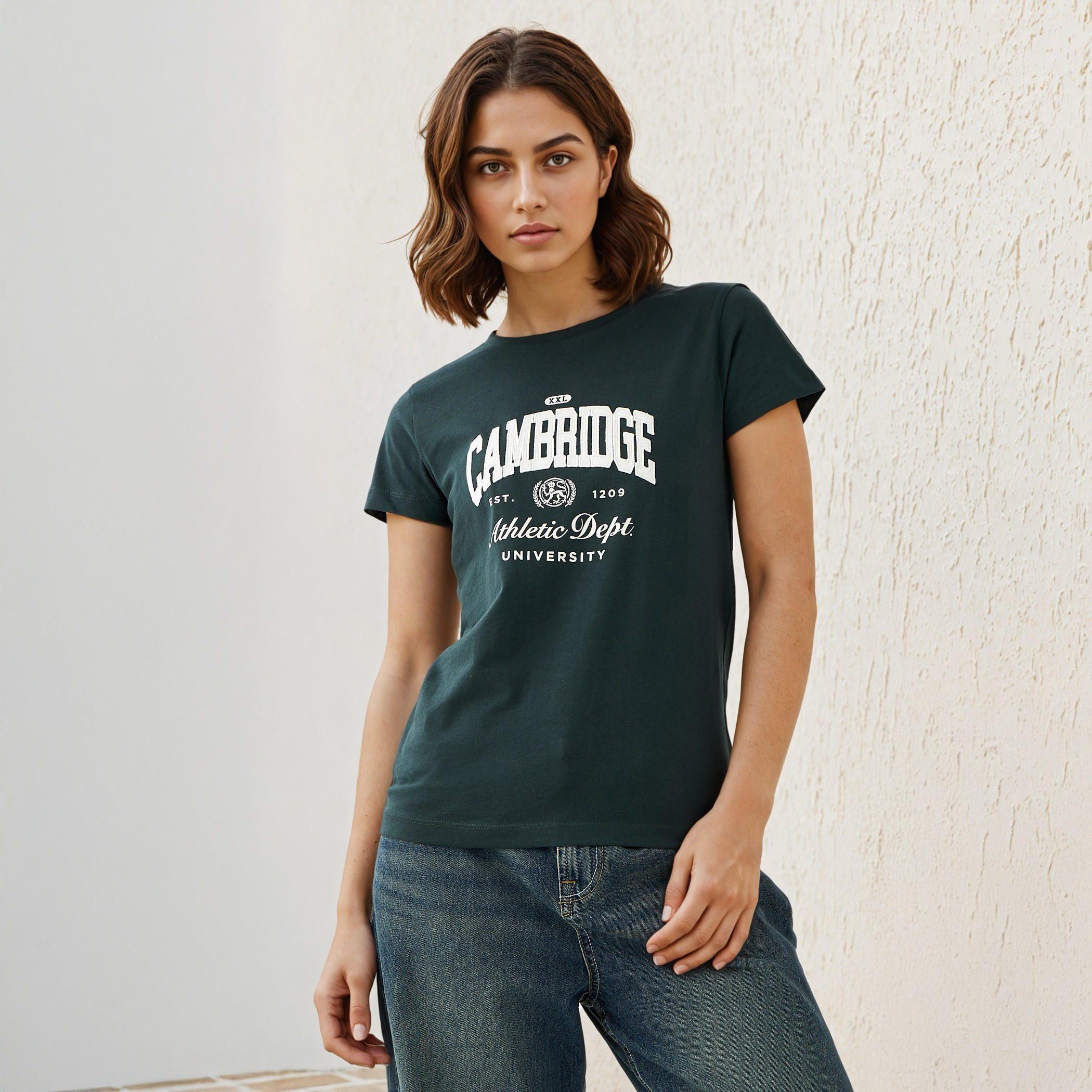 Cambridge University Graphic T-shirt-women-clothing-tshirts-image-1