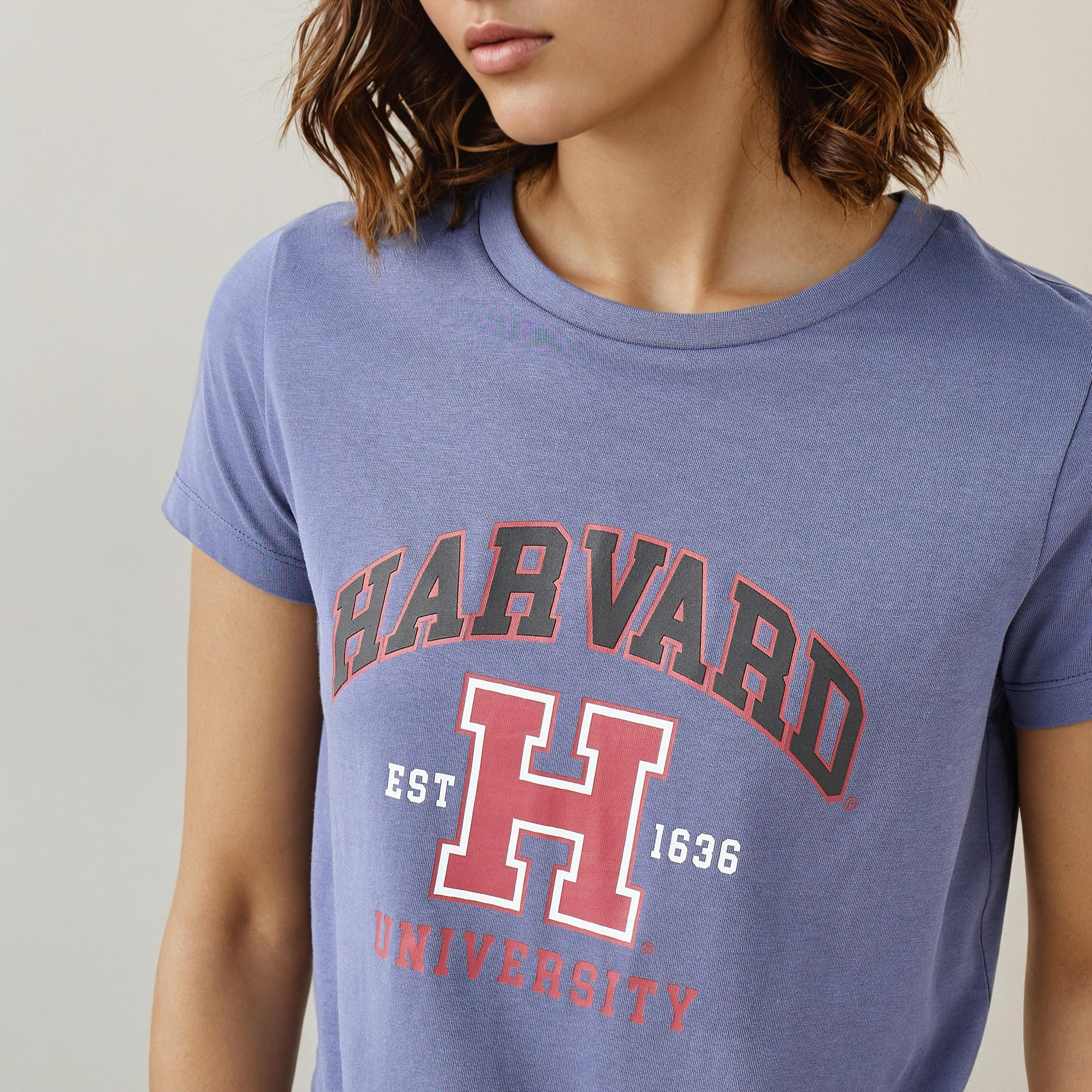 Harvard Print T-shirt-women-clothing-tshirts-image-4