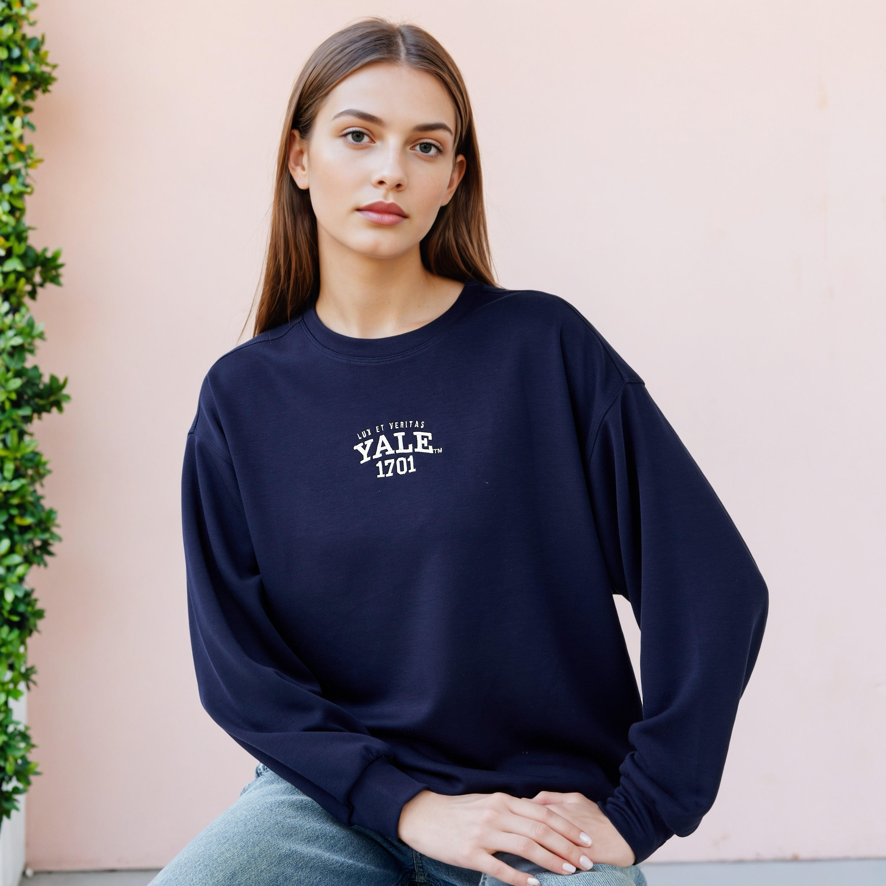 Yale Embroidered Sweatshirt-women-winterwear-hoodiesandsweatshirts-sweatshirts-image-1