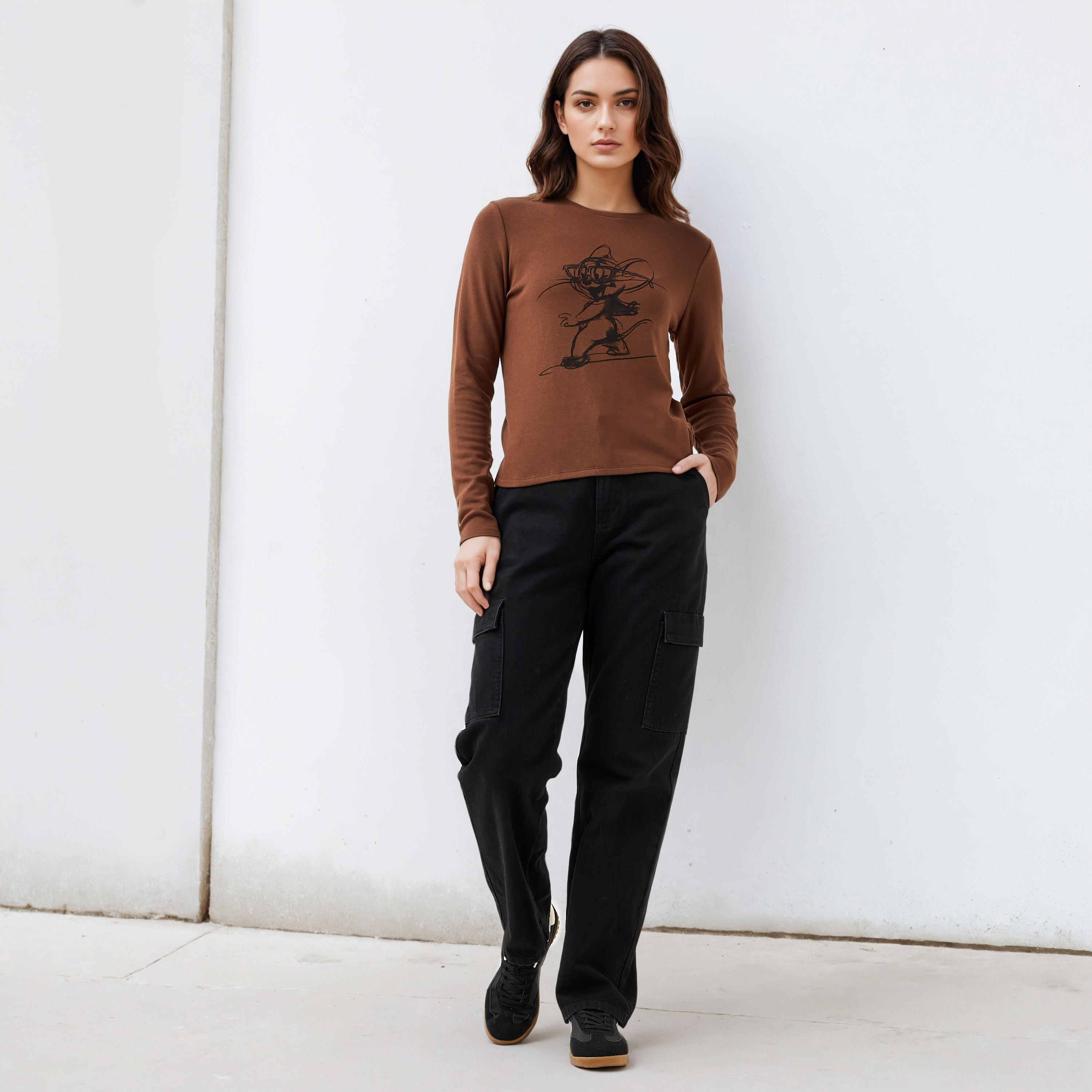 Jerry Print T-shirt-women-clothing-tshirts-image-2