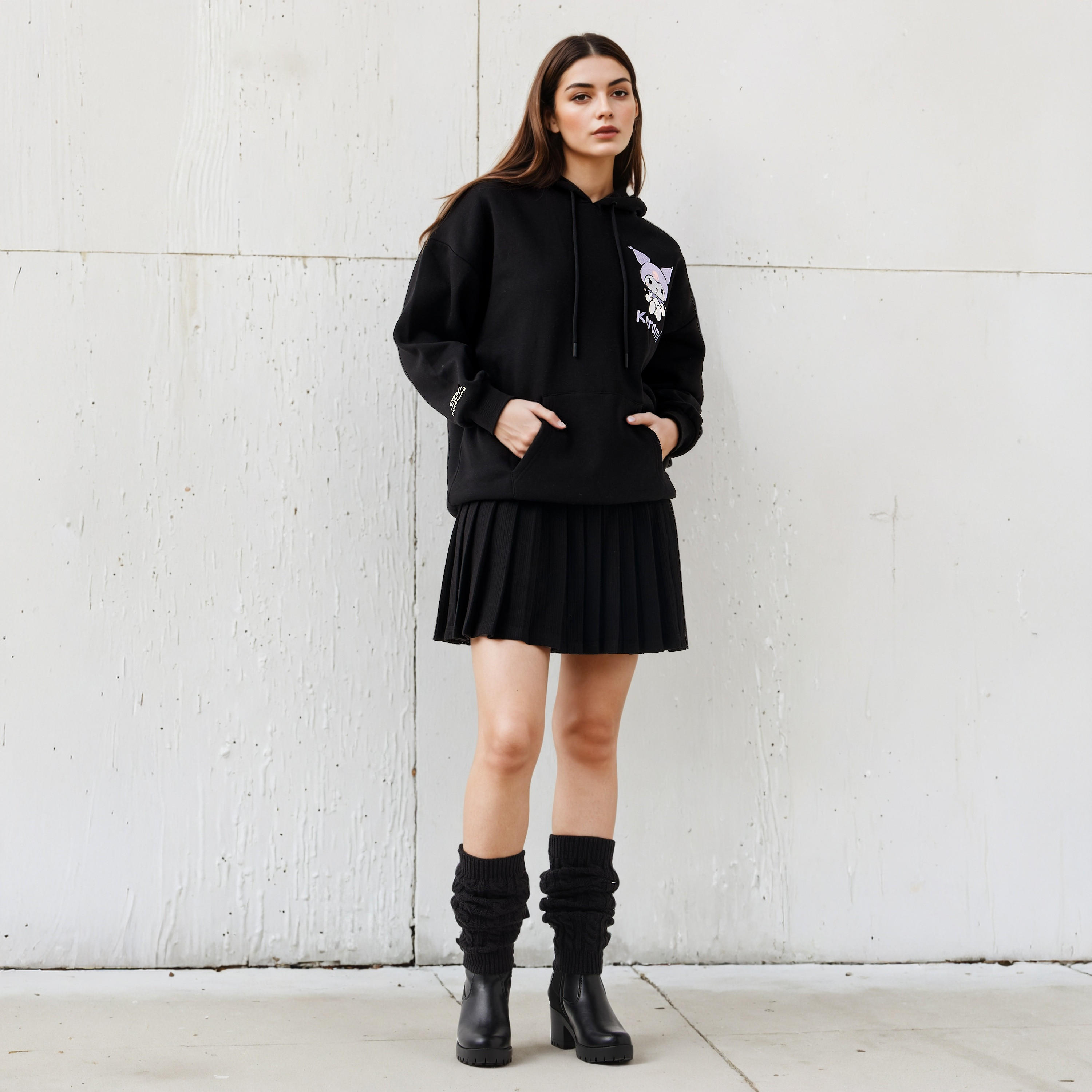 Kuromi Anime Oversized Hoodie-women-winterwear-hoodiesandsweatshirts-hoodies-image-2