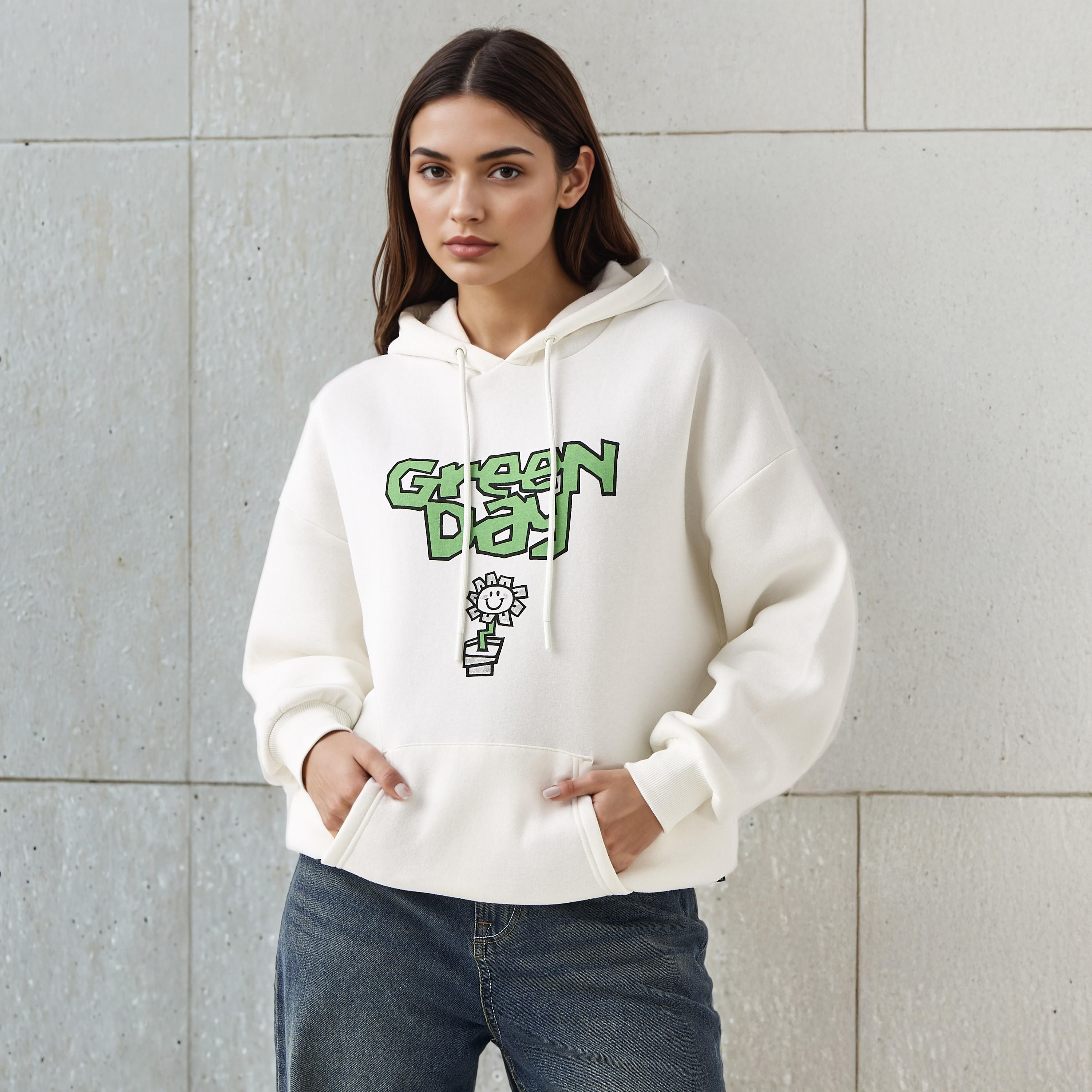 Green Day Oversized Hoodie-women-winterwear-hoodiesandsweatshirts-hoodies-image-1