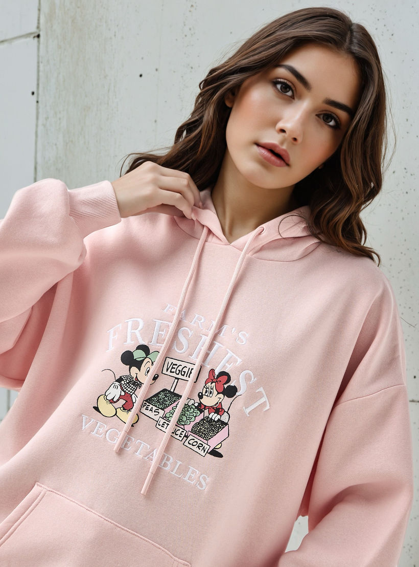Mickey and Minnie Mouse Oversized Hoodie-women-winterwear-hoodiesandsweatshirts-hoodies-image-5