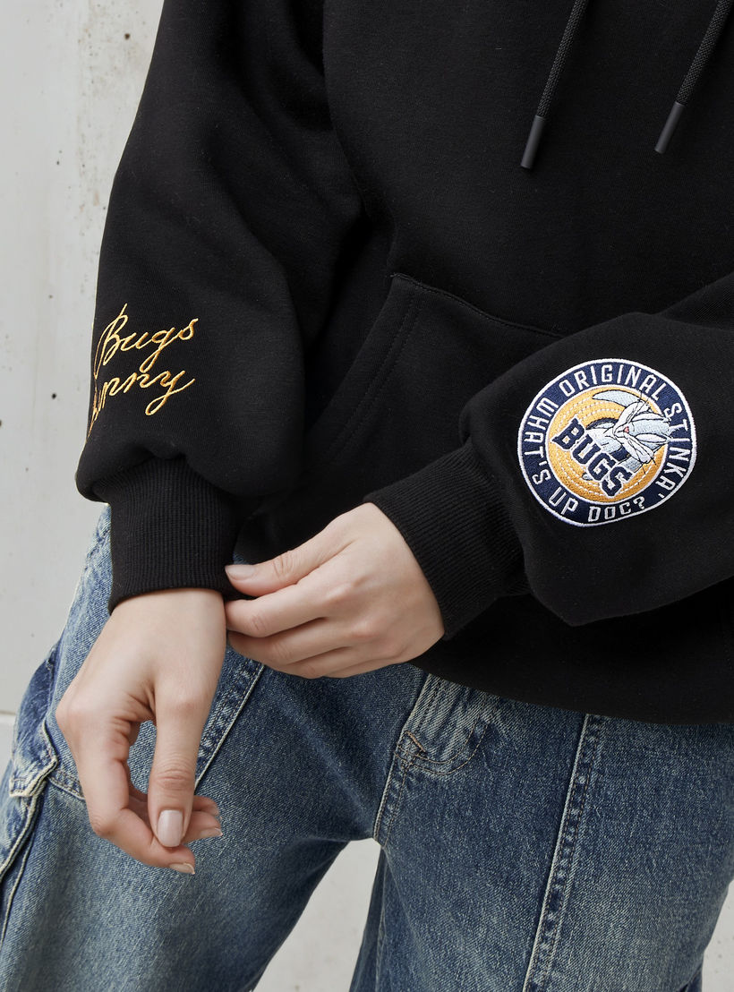 Looney Tunes Oversized Fit Hoodie-women-winterwear-hoodiesandsweatshirts-hoodies-image-7