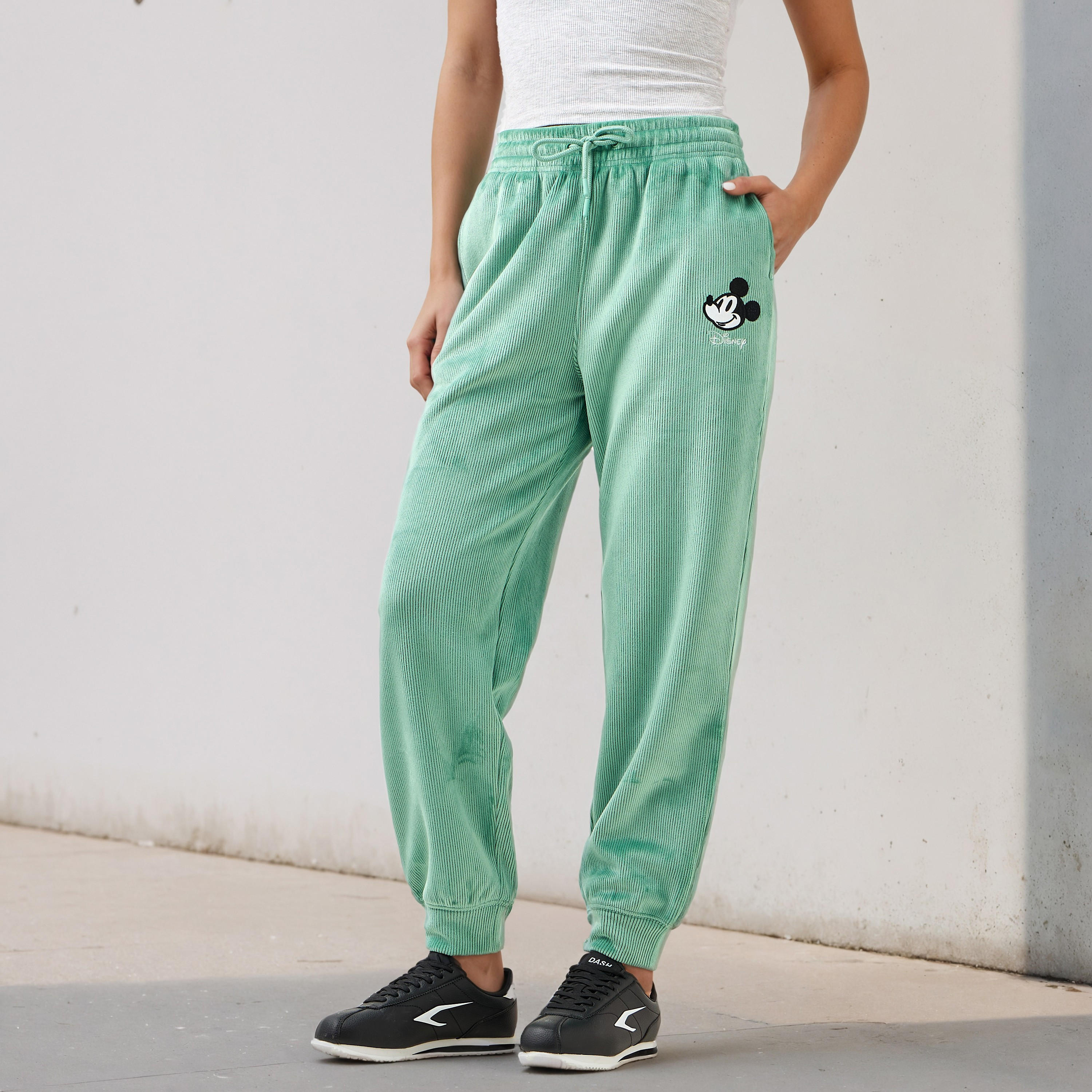 بنطلون رياضي مطرز-women-clothing-bottoms-joggers-image-4