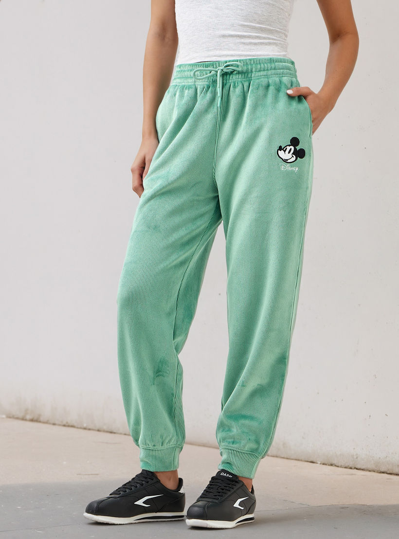 بنطلون رياضي مطرز-women-clothing-bottoms-joggers-image-4