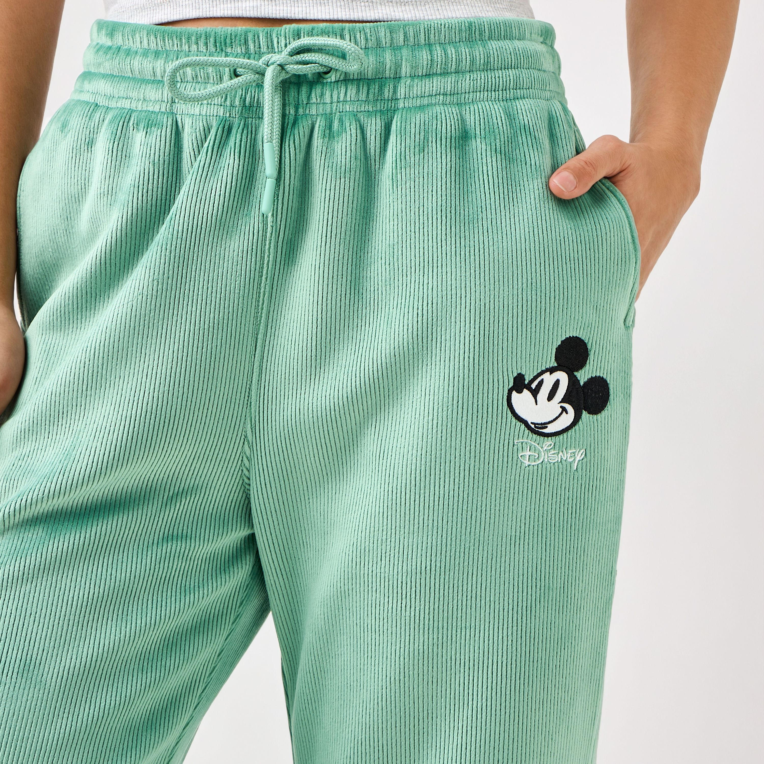 بنطلون رياضي مطرز-women-clothing-bottoms-joggers-image-1