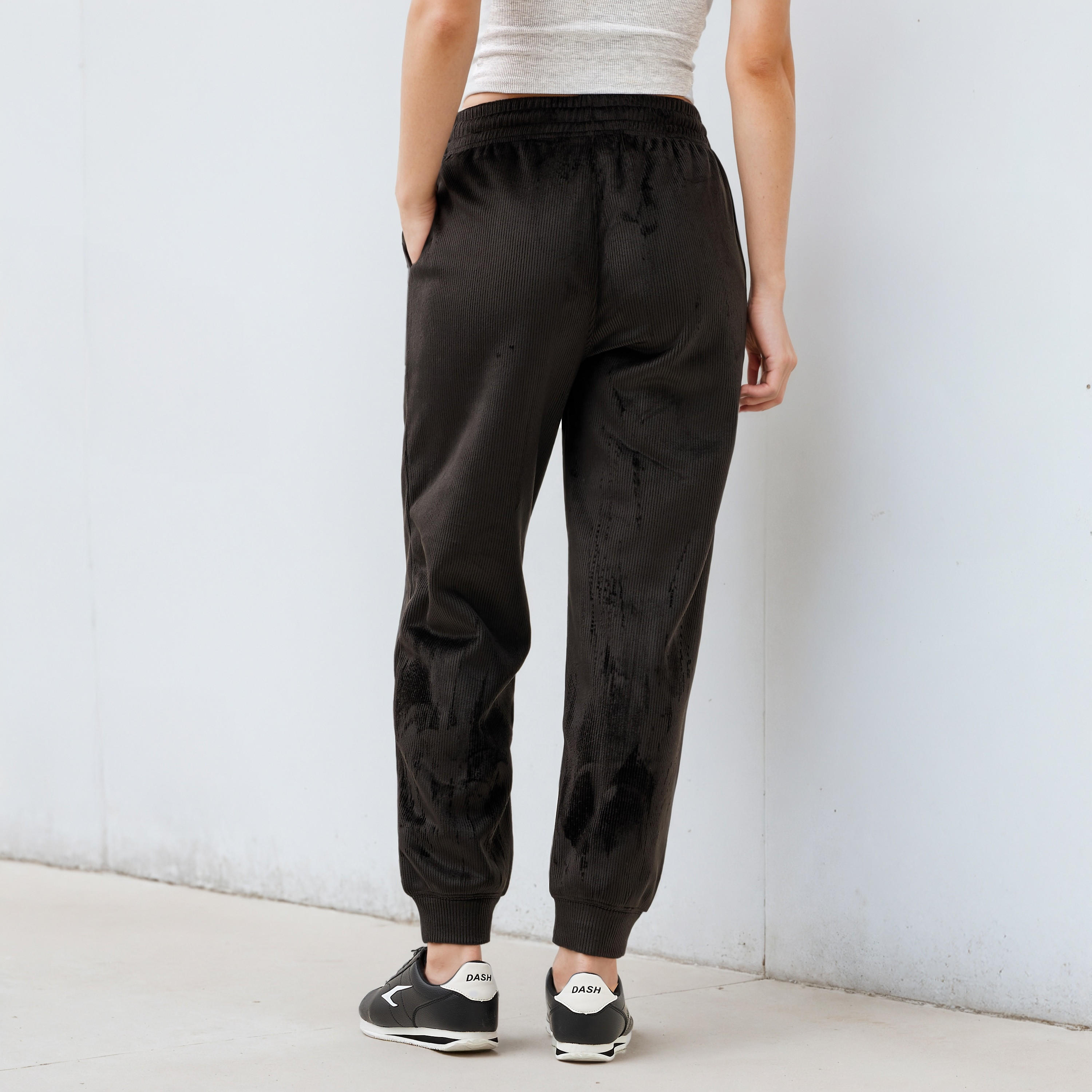 Snoopy Embroidered Joggers-women-clothing-bottoms-joggers-image-3