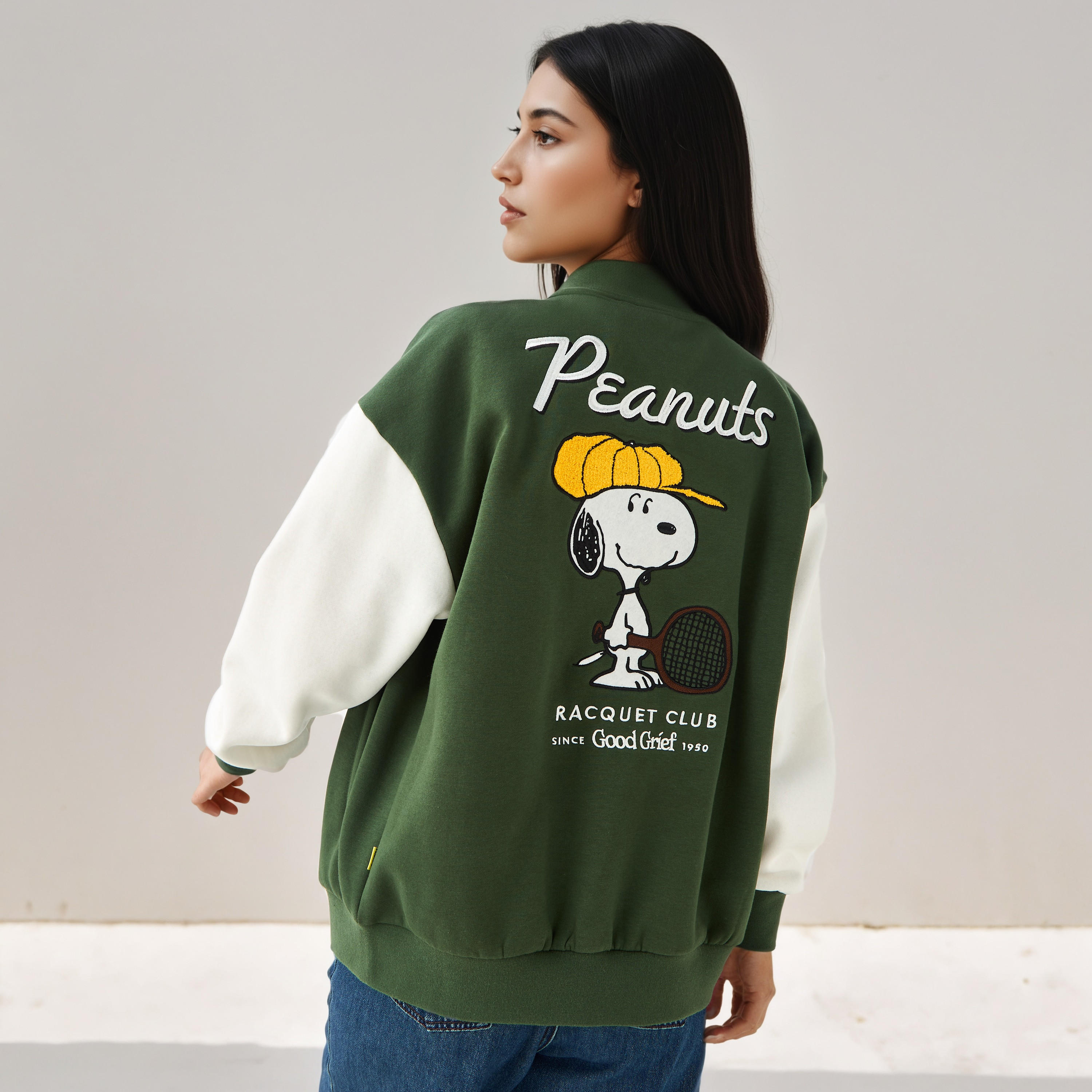 Peanuts Varsity Jacket-women-winterwear-coatsandjackets-jackets-image-1