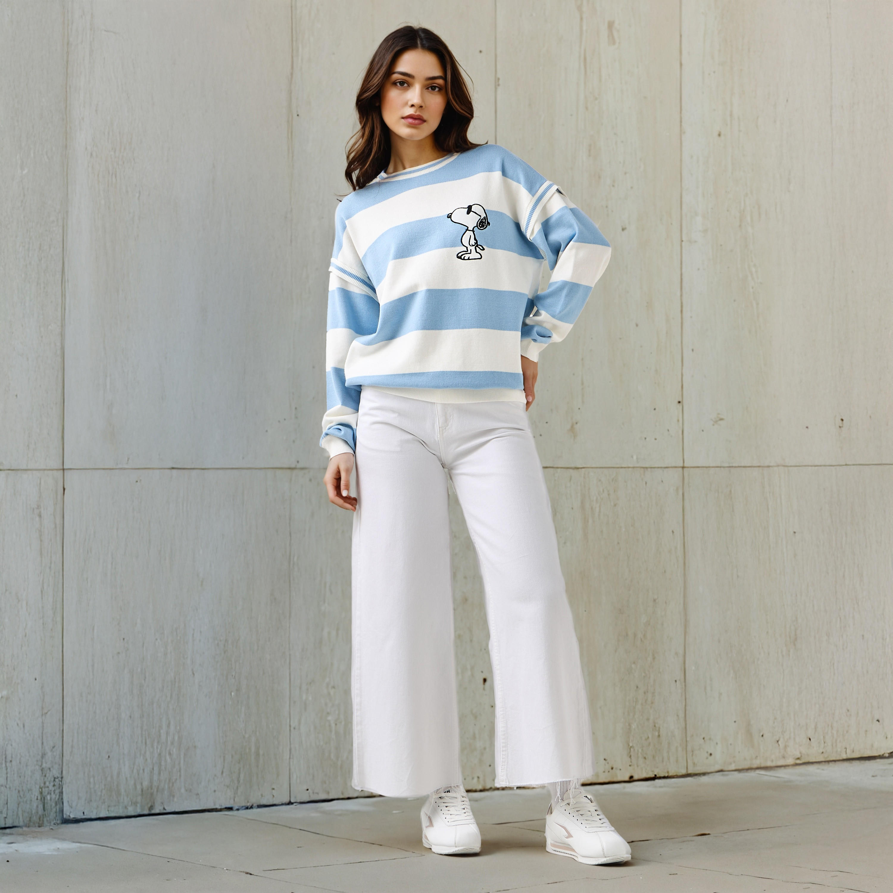 كنزة بياقة ضيقة وتطريزات سنوبي-women-clothing-cardigansandjumpers-jumpers-image-4