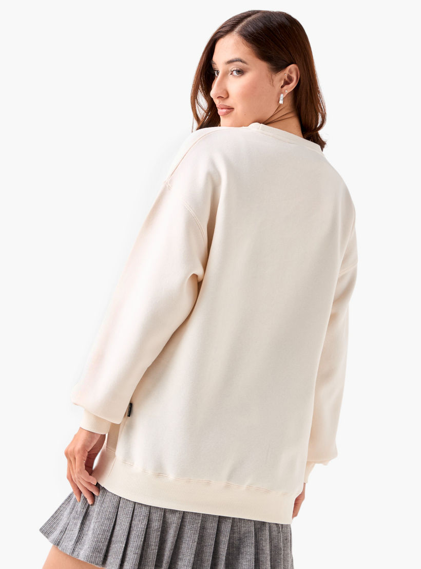 Mickey Mouse Oversized Sweatshirt-women-winterwear-hoodiesandsweatshirts-sweatshirts-image-4