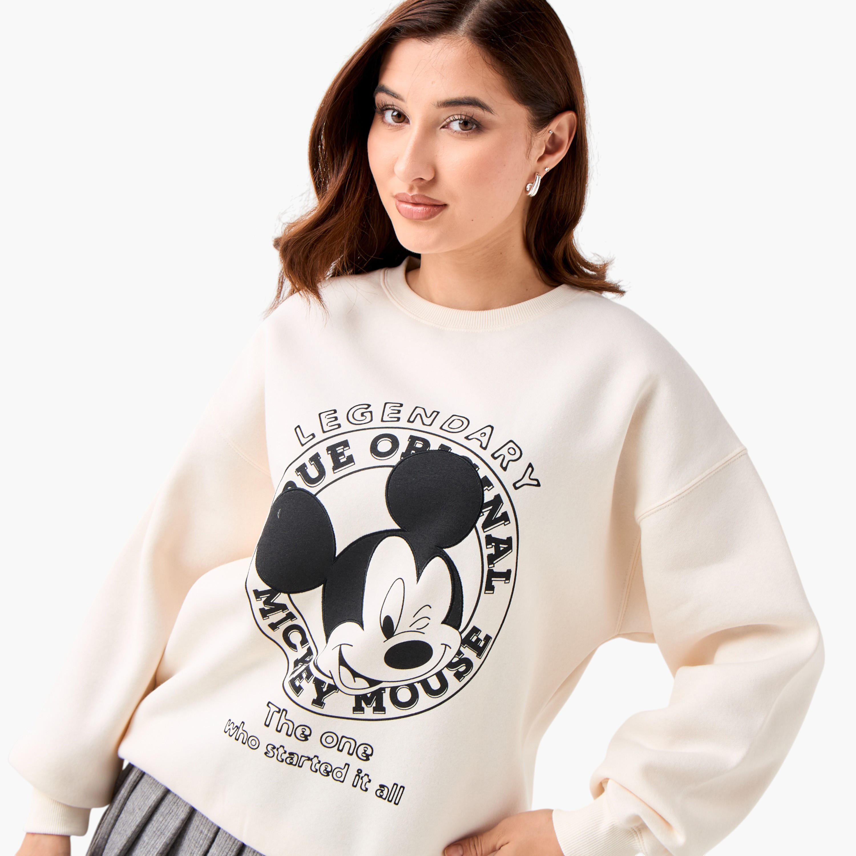 Mickey Mouse Oversized Sweatshirt-women-winterwear-hoodiesandsweatshirts-sweatshirts-image-5