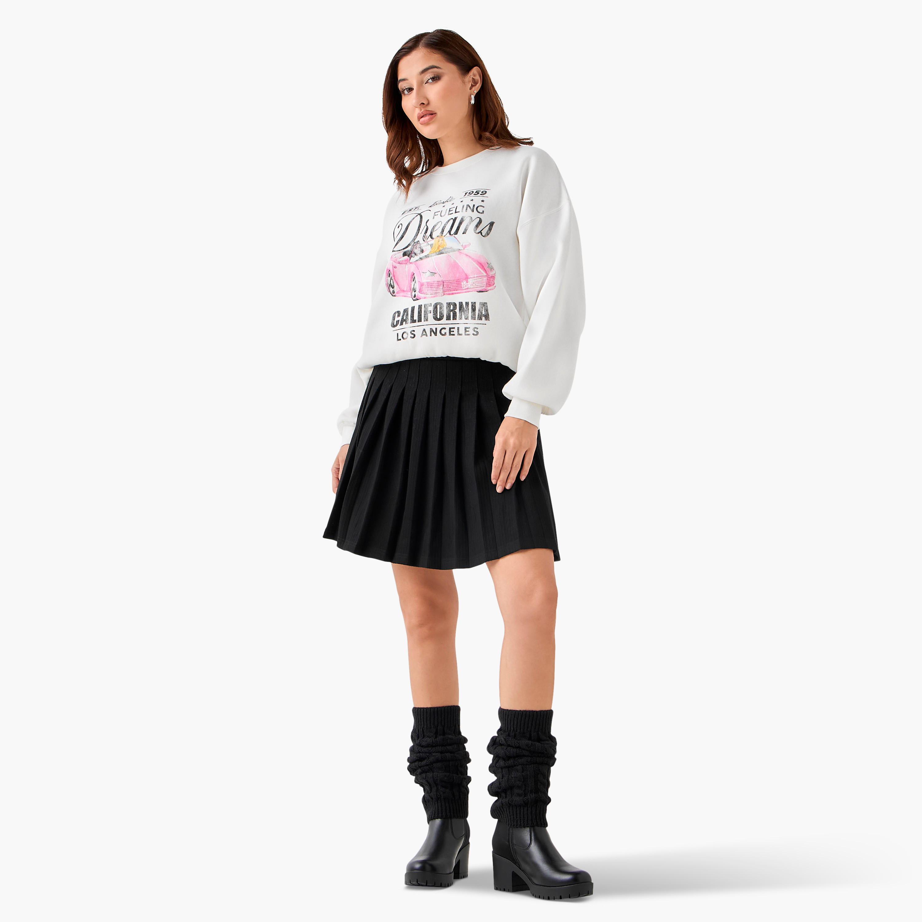 Barbie Oversized Sweatshirt-women-winterwear-hoodiesandsweatshirts-sweatshirts-image-2