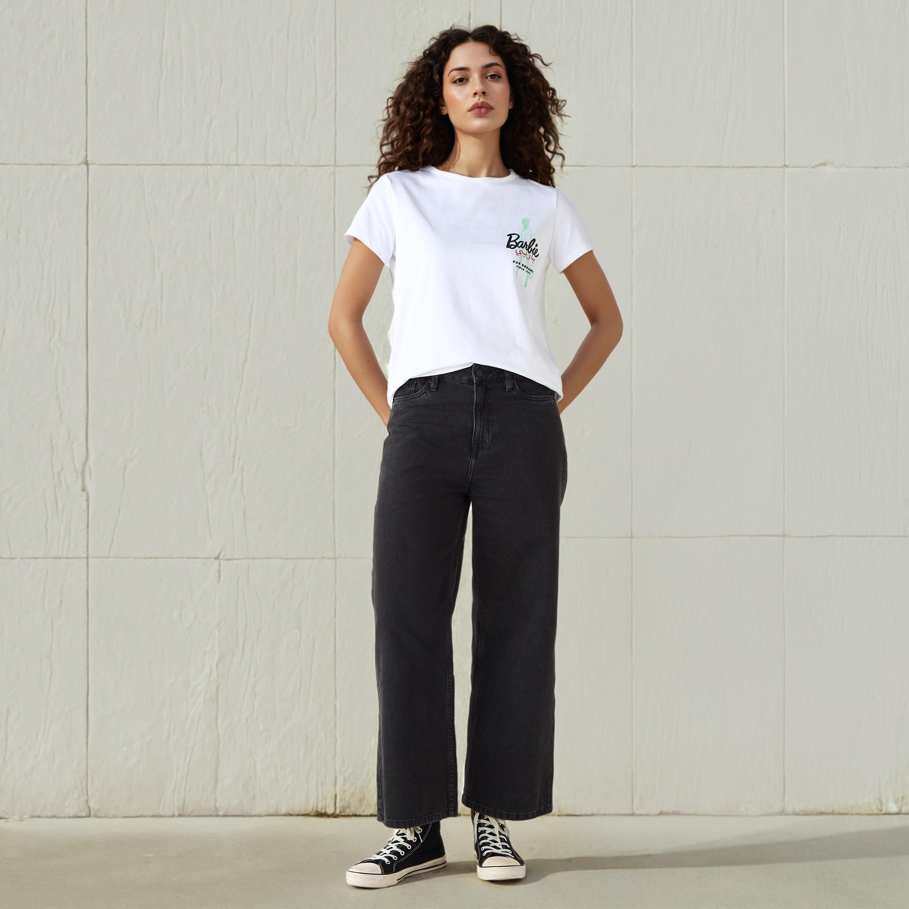 تيشيرت قطن بطبعات باربي-women-clothing-tshirts-image-2