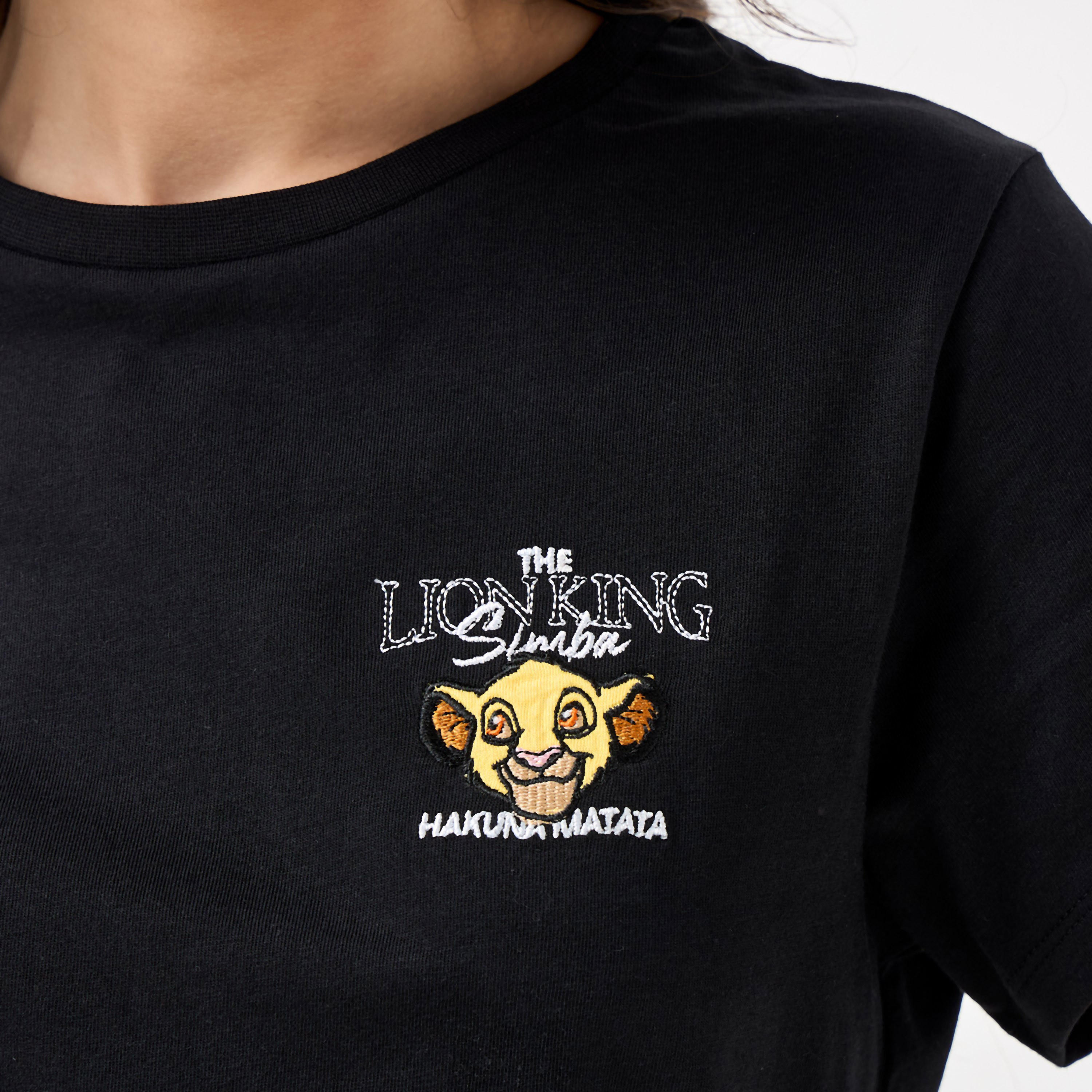 The Lion King Simba Cotton T-shirt-women-clothing-tshirts-image-4