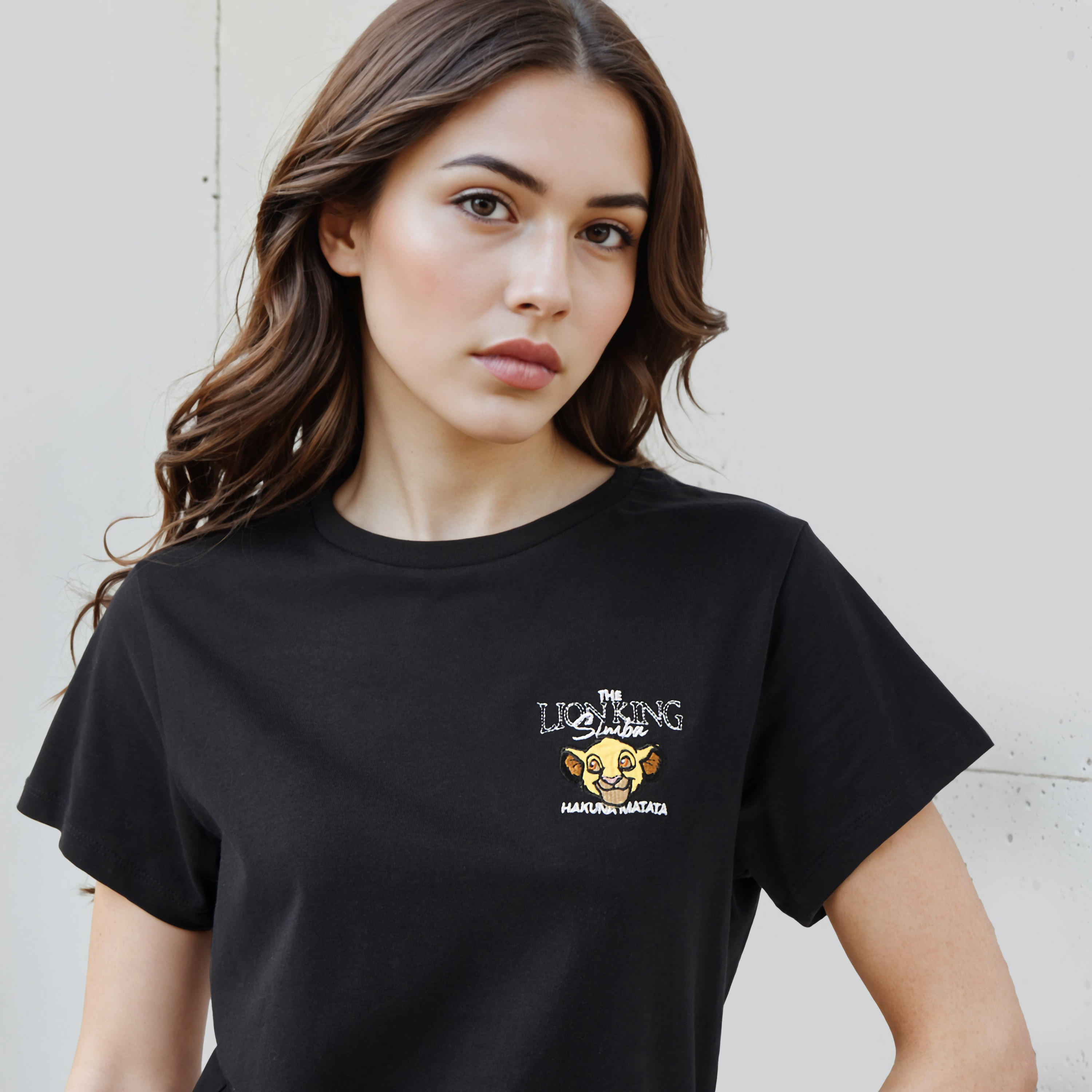 تيشيرت قطني بطبعة الأسد الملك سيمبا-women-clothing-tshirts-image-5