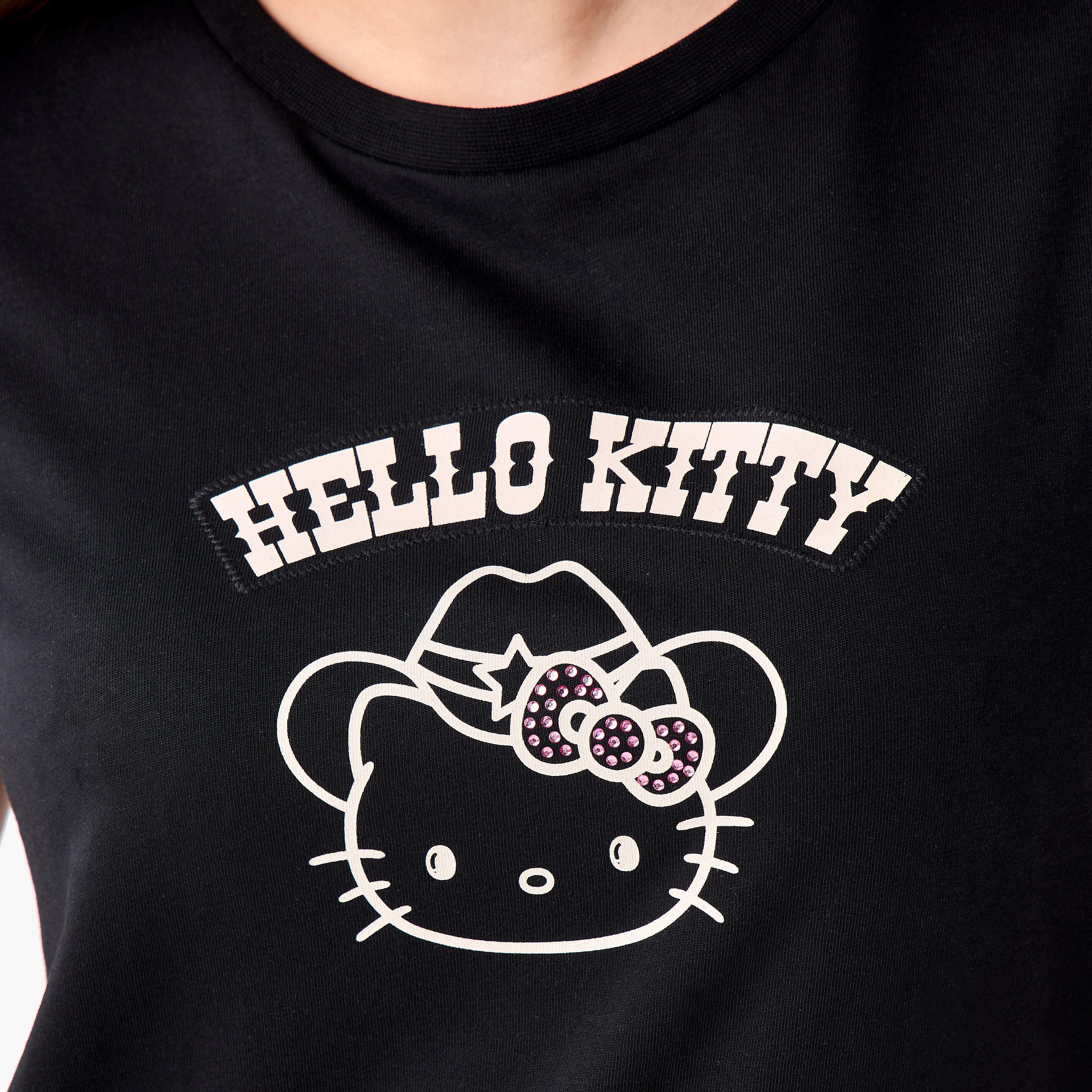 Hello Kitty Cotton T-shirt-women-clothing-tshirts-image-3