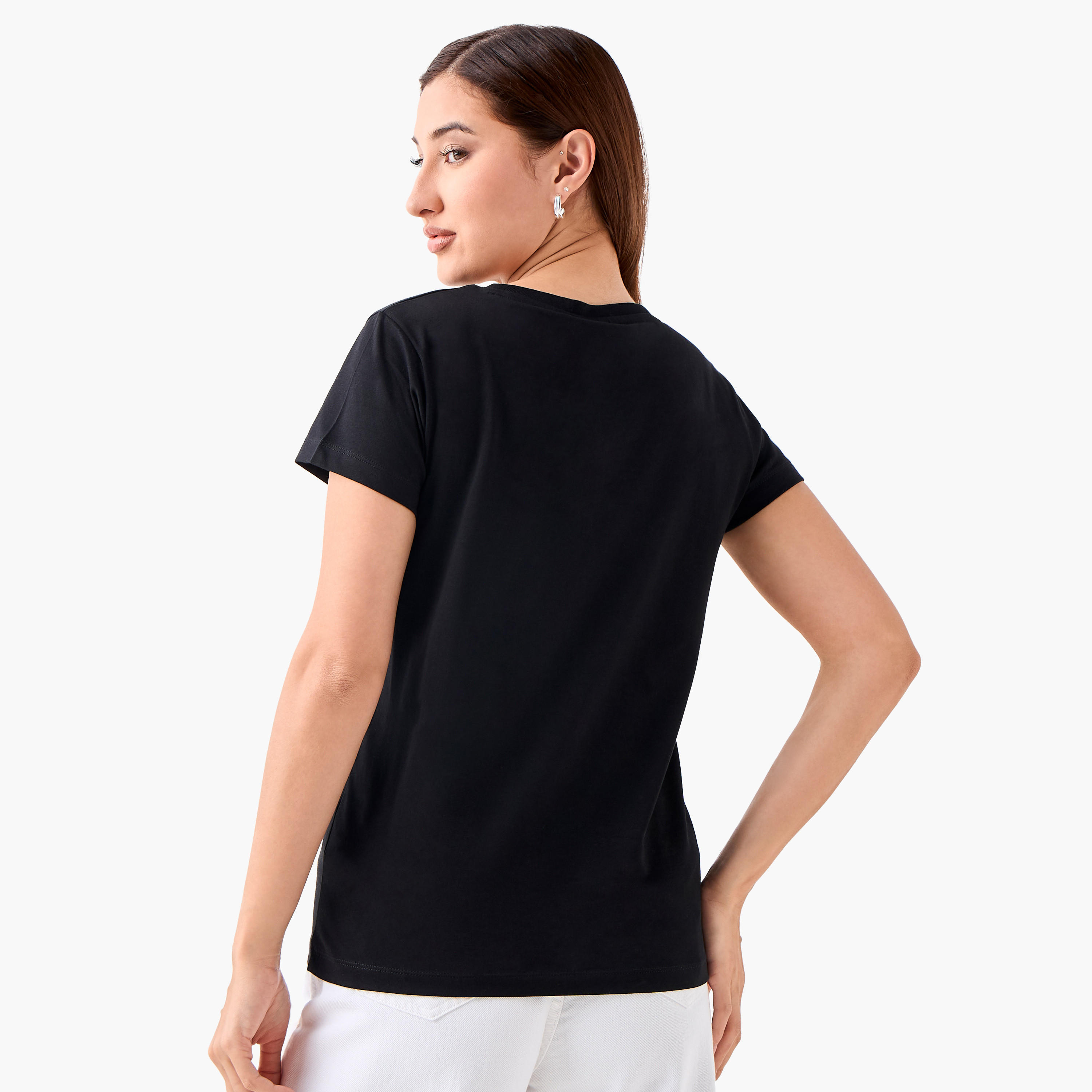 Hello Kitty Cotton T-shirt-women-clothing-tshirts-image-4