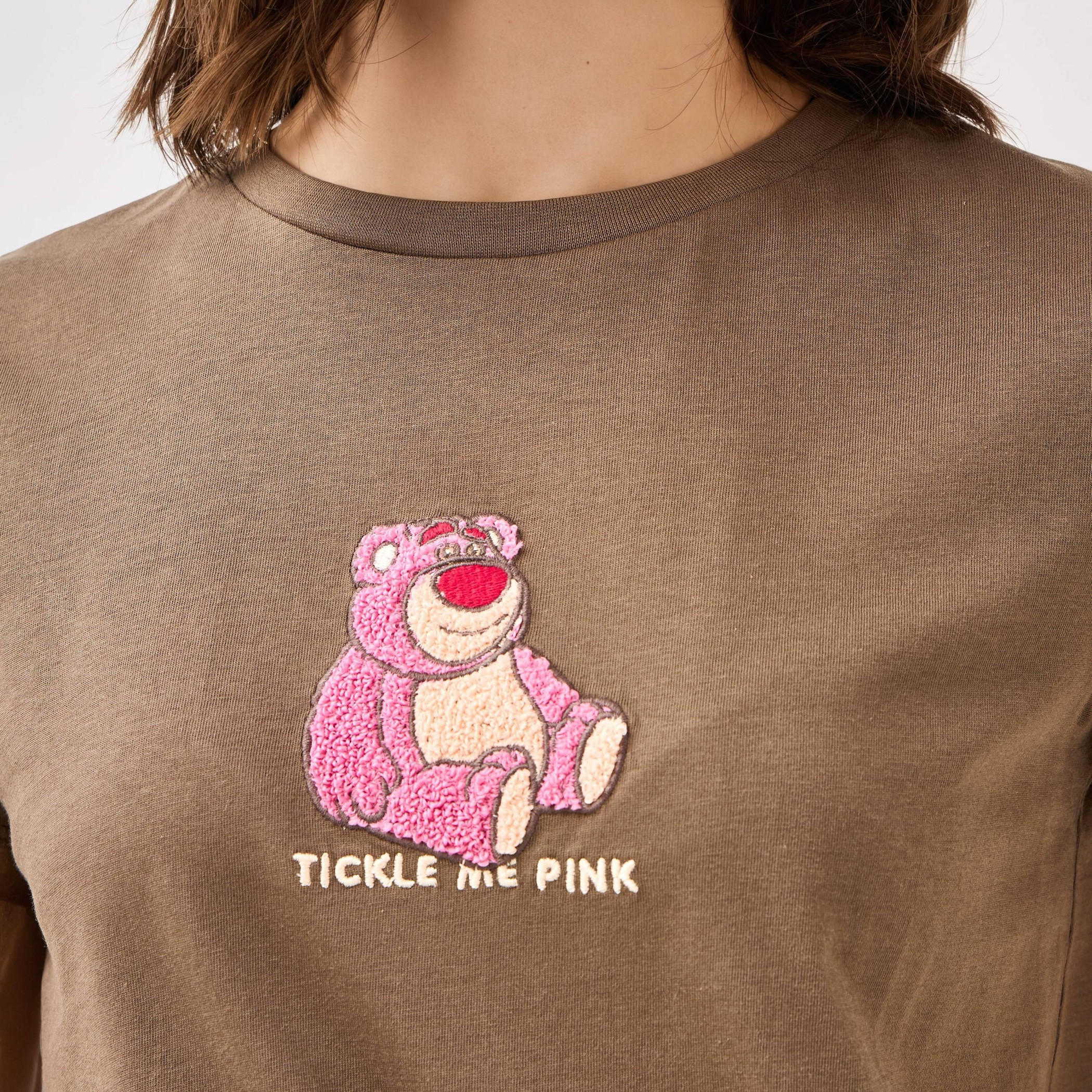 Lots-o'-Huggin' Bear Embroidered Crew Neck T-shirt-women-clothing-tshirts-image-5