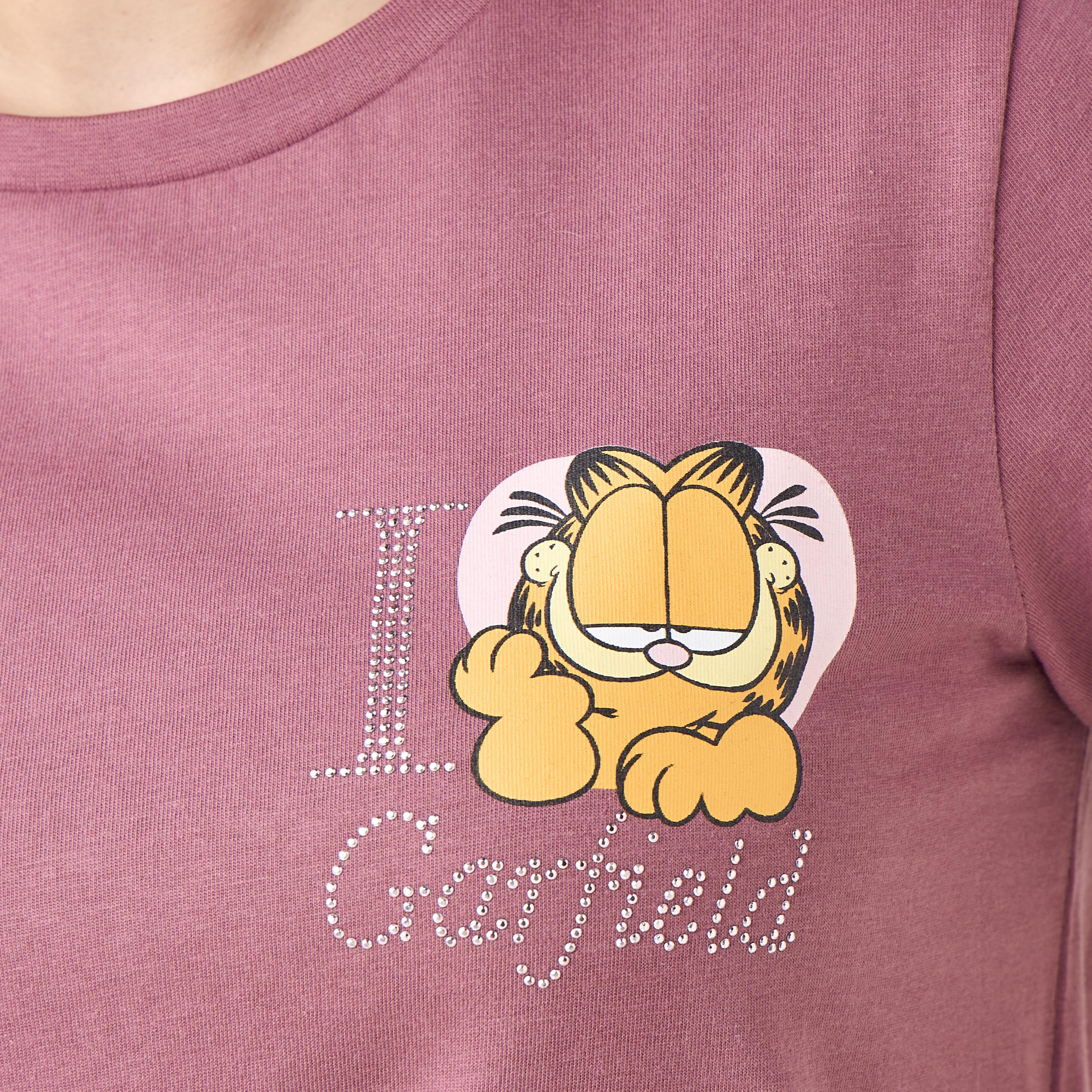 Garfield Cotton T-shirt -women-clothing-tshirts-image-3