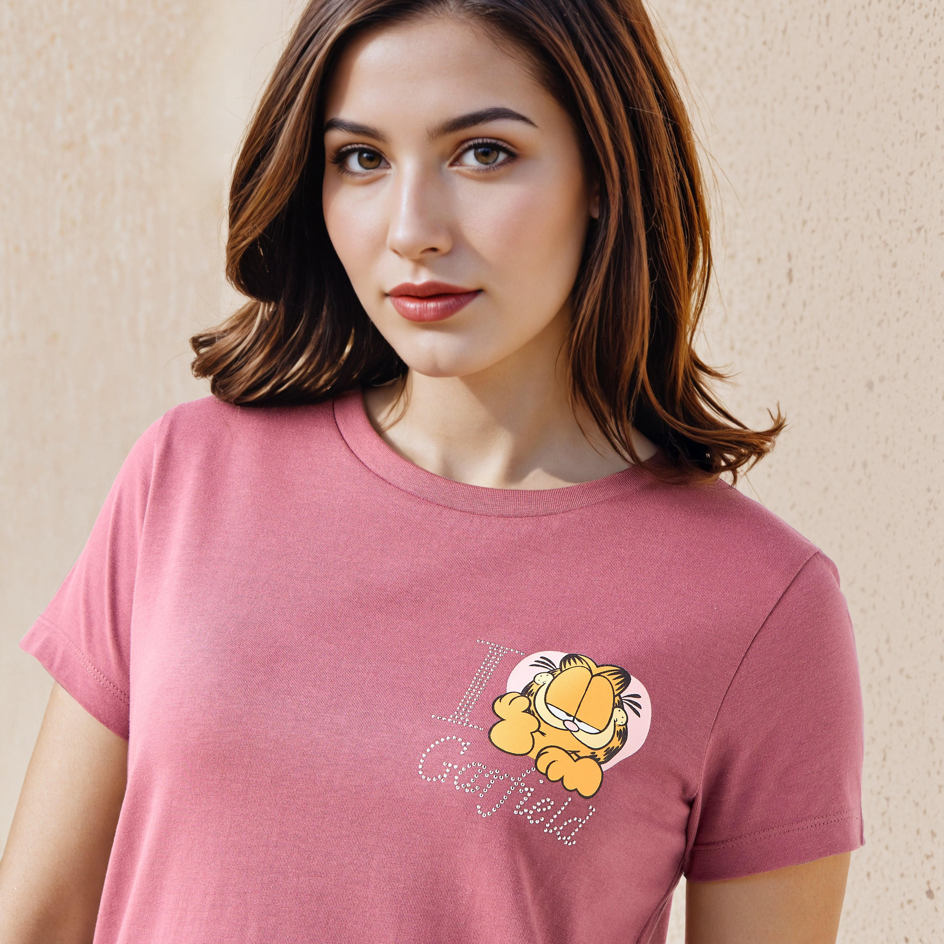 Garfield Cotton T-shirt -women-clothing-tshirts-image-5