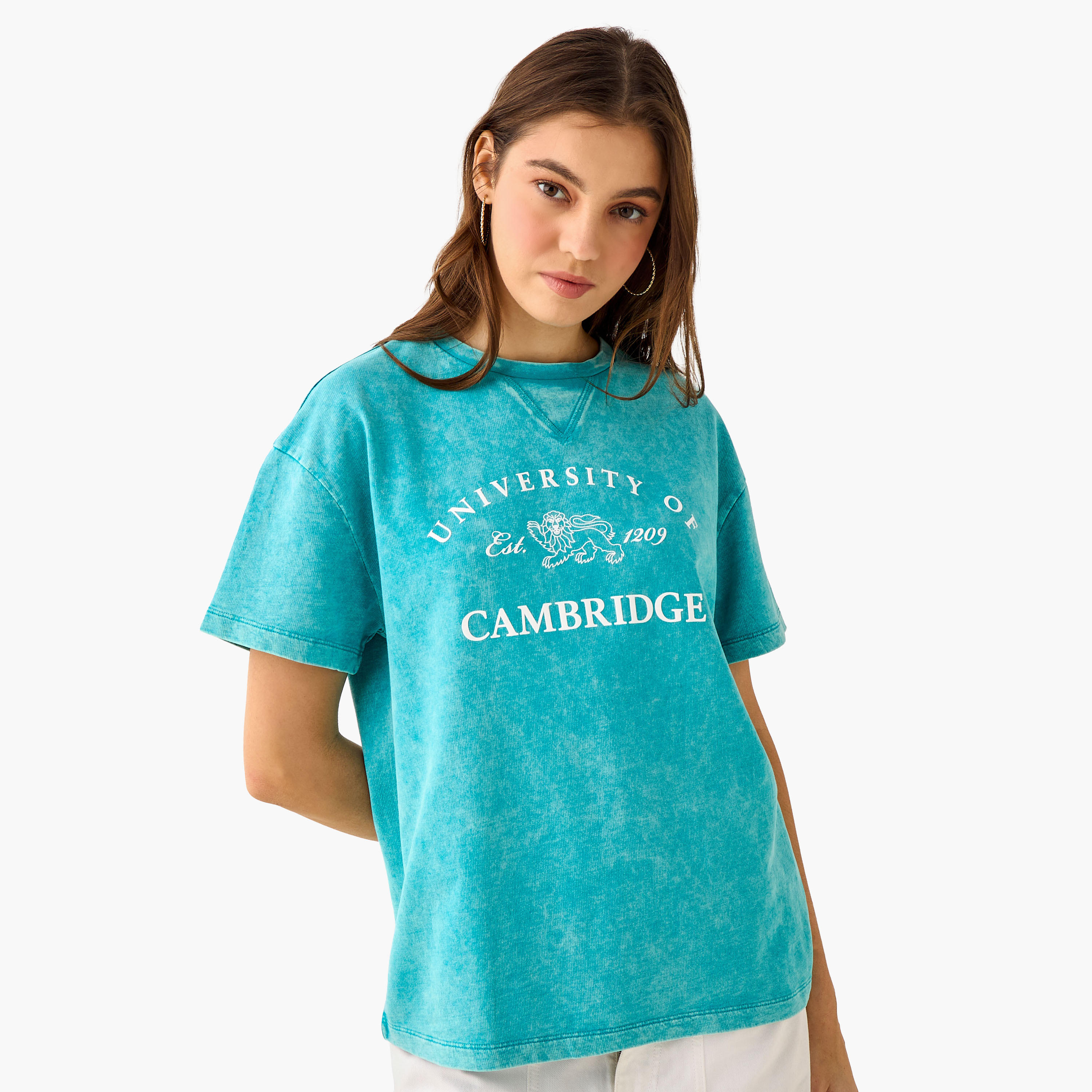 Cambridge University Oversized Cotton Washed T-shirt-women-clothing-tshirts-image-2