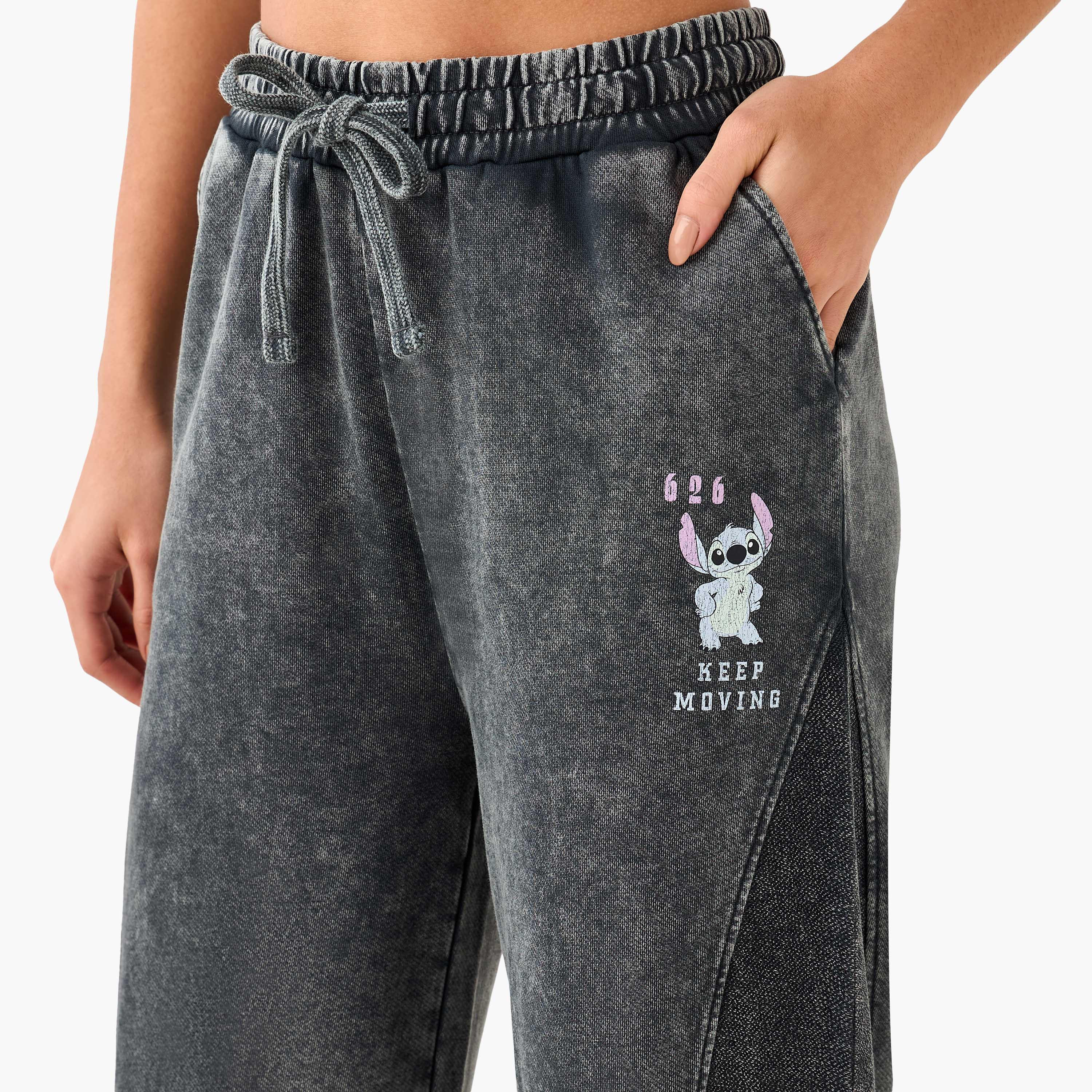 Lilo and Stitch Wide Leg Mid-Rise Jeans-women-clothing-coordsets-image-6