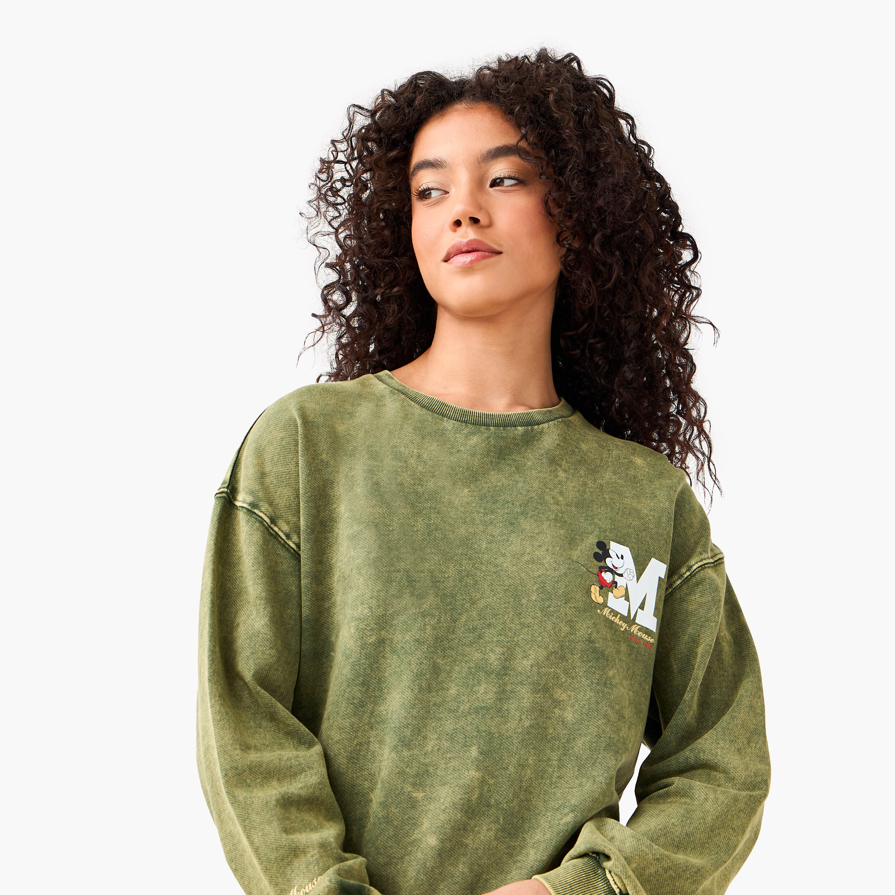Mickey Mouse Relaxed Fit Sweatshirt-women-clothing-coordsets-image-5
