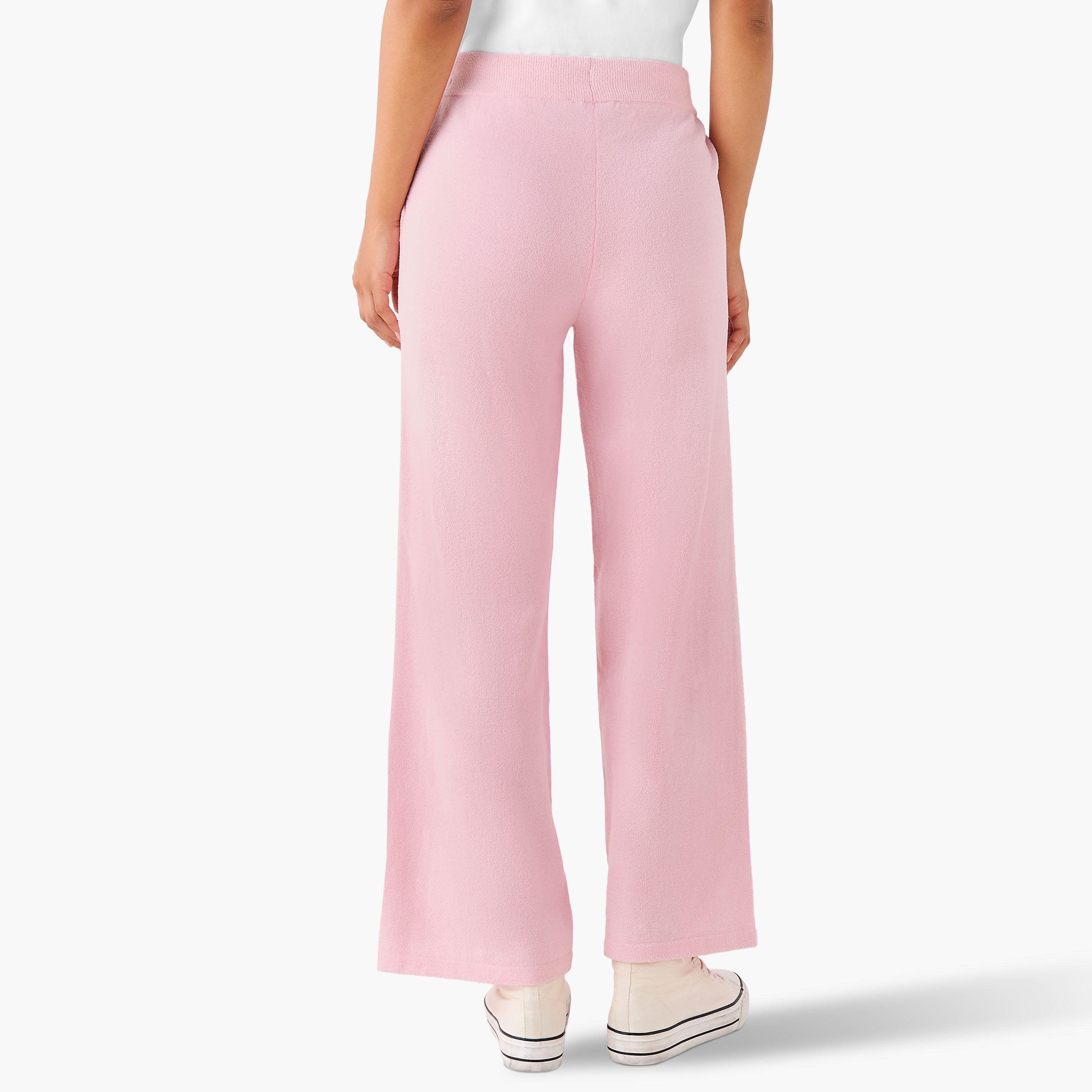 بنطلون رياضي بجيوب وخصر برباط-women-clothing-bottoms-joggers-image-3