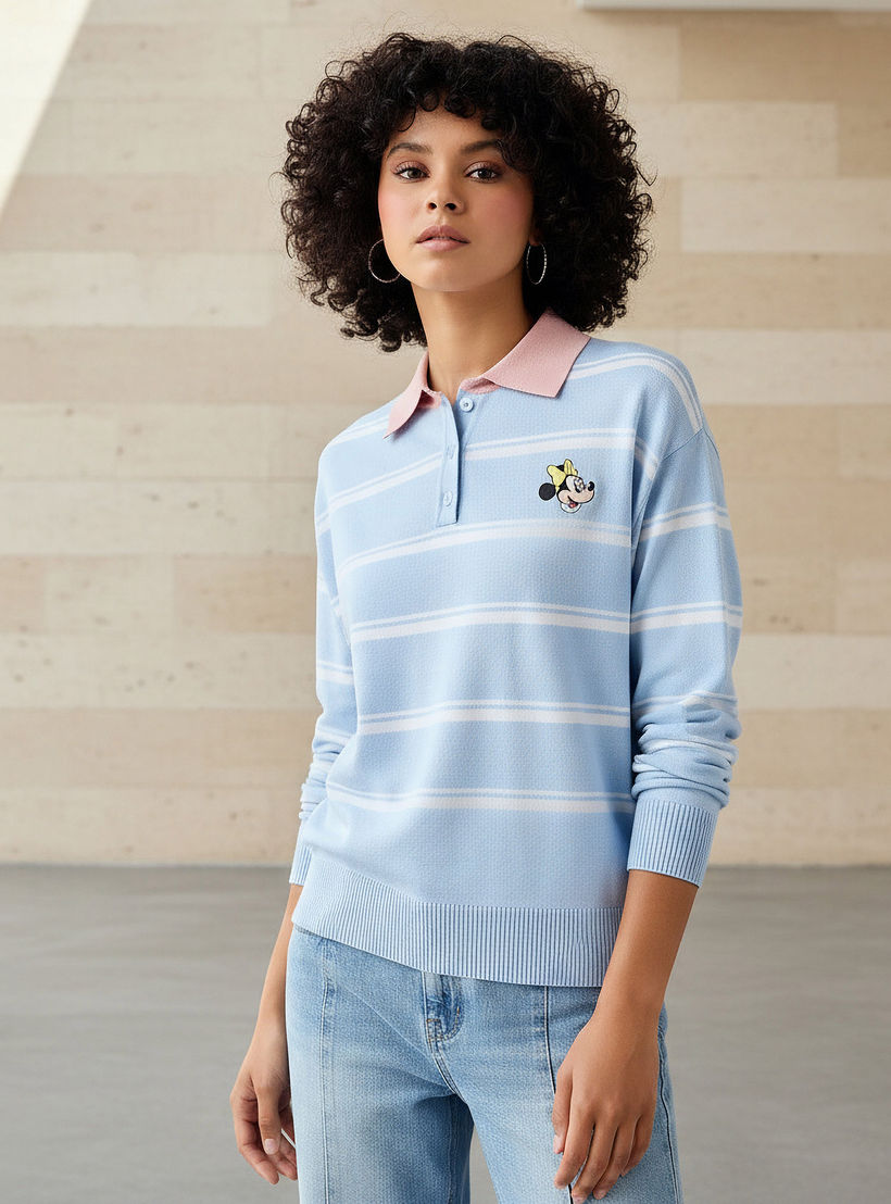 Minnie Mouse Polo T-shirt-women-clothing-tshirts-image-1