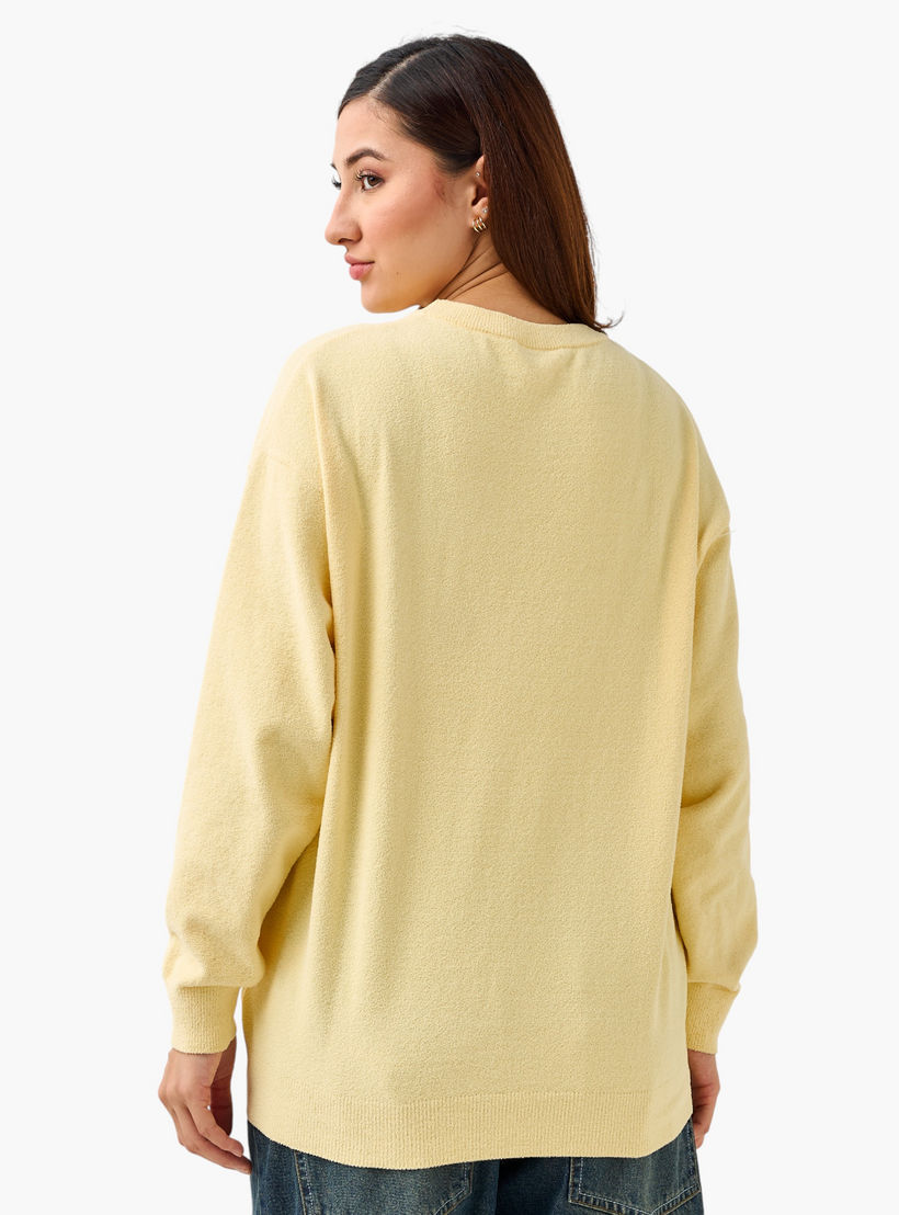 Garfield Crew Neck Sweater-women-clothing-coordsets-image-3