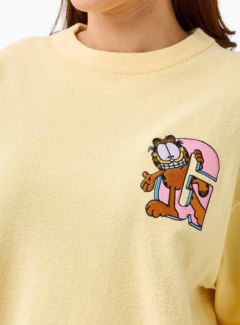Garfield Crew Neck Sweater-women-clothing-coordsets-image-4