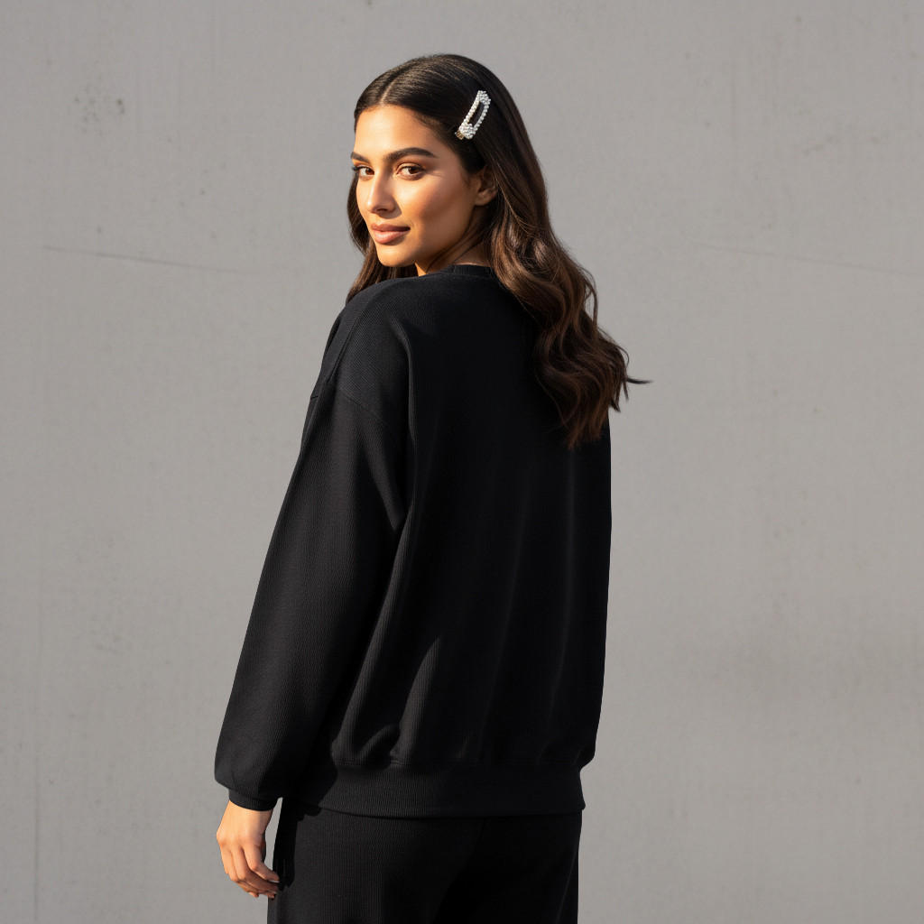 Barbie Oversized Sweatshirt-women-clothing-coordsets-image-3