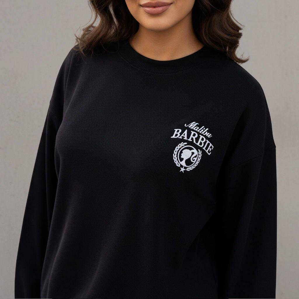 Barbie Oversized Sweatshirt-women-clothing-coordsets-image-4