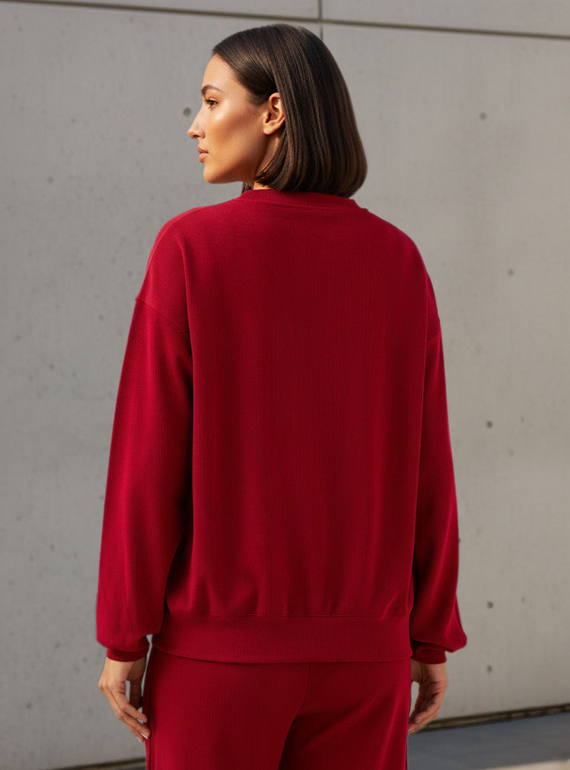 Mickey Mouse Oversized Sweatshirt-women-clothing-coordsets-image-3