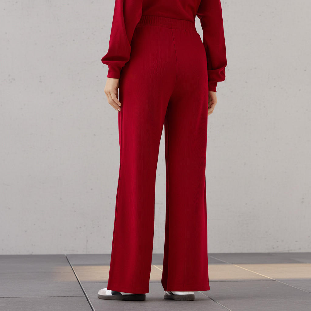 بنطلون رياضي بخصر مريح وجيوب-women-clothing-bottoms-joggers-image-3