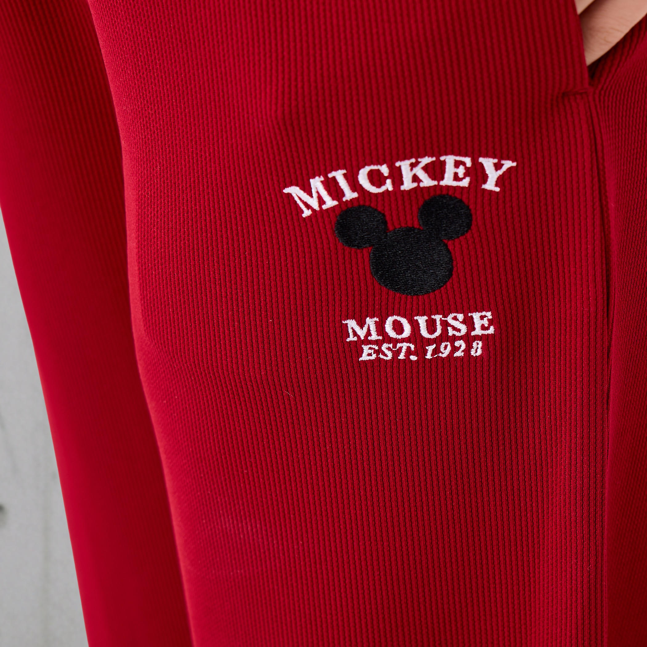 Mickey Mouse Comfort Waist Track Pants -women-clothing-bottoms-joggers-image-5