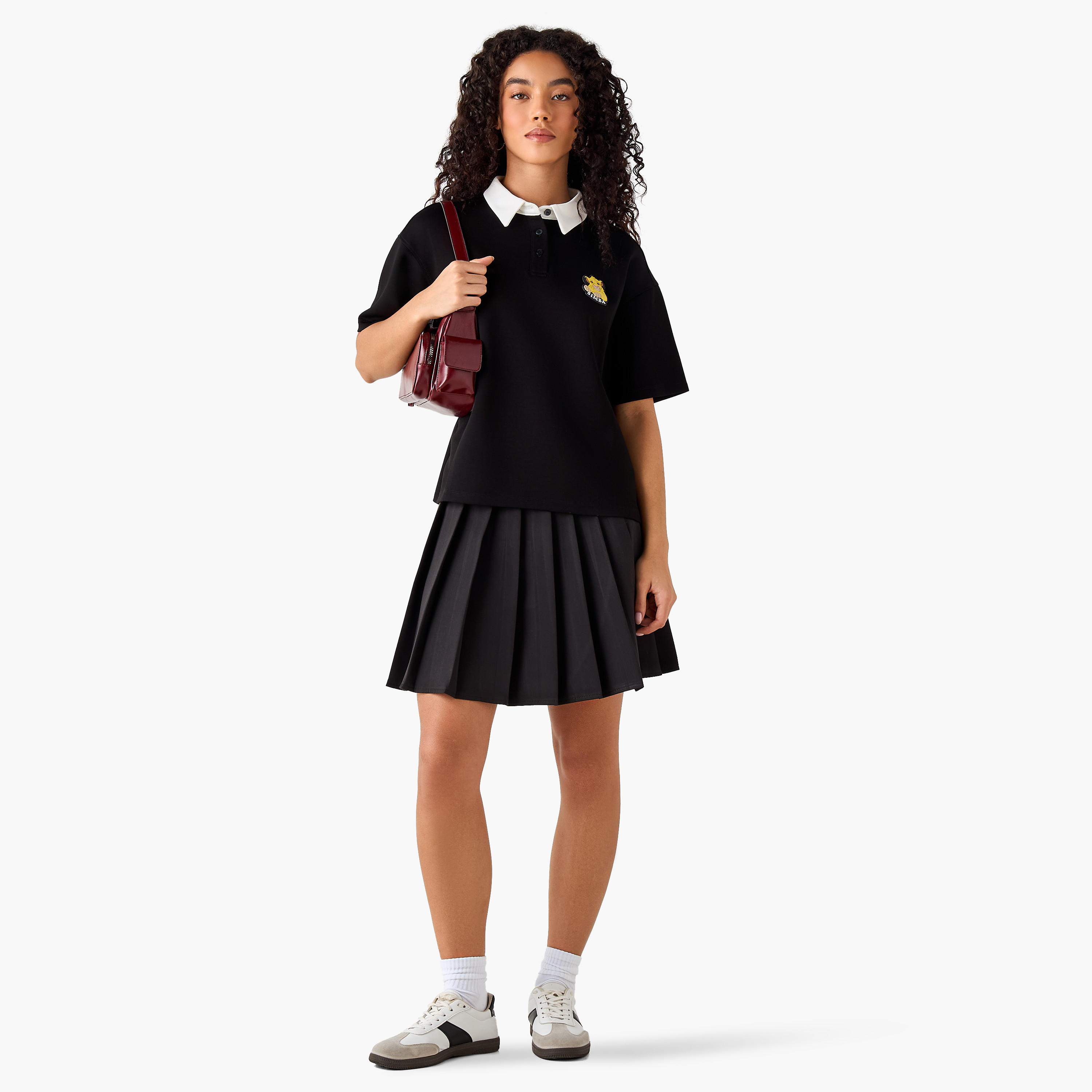 The Lion King Simba Polo T-shirt-women-clothing-tshirts-image-4